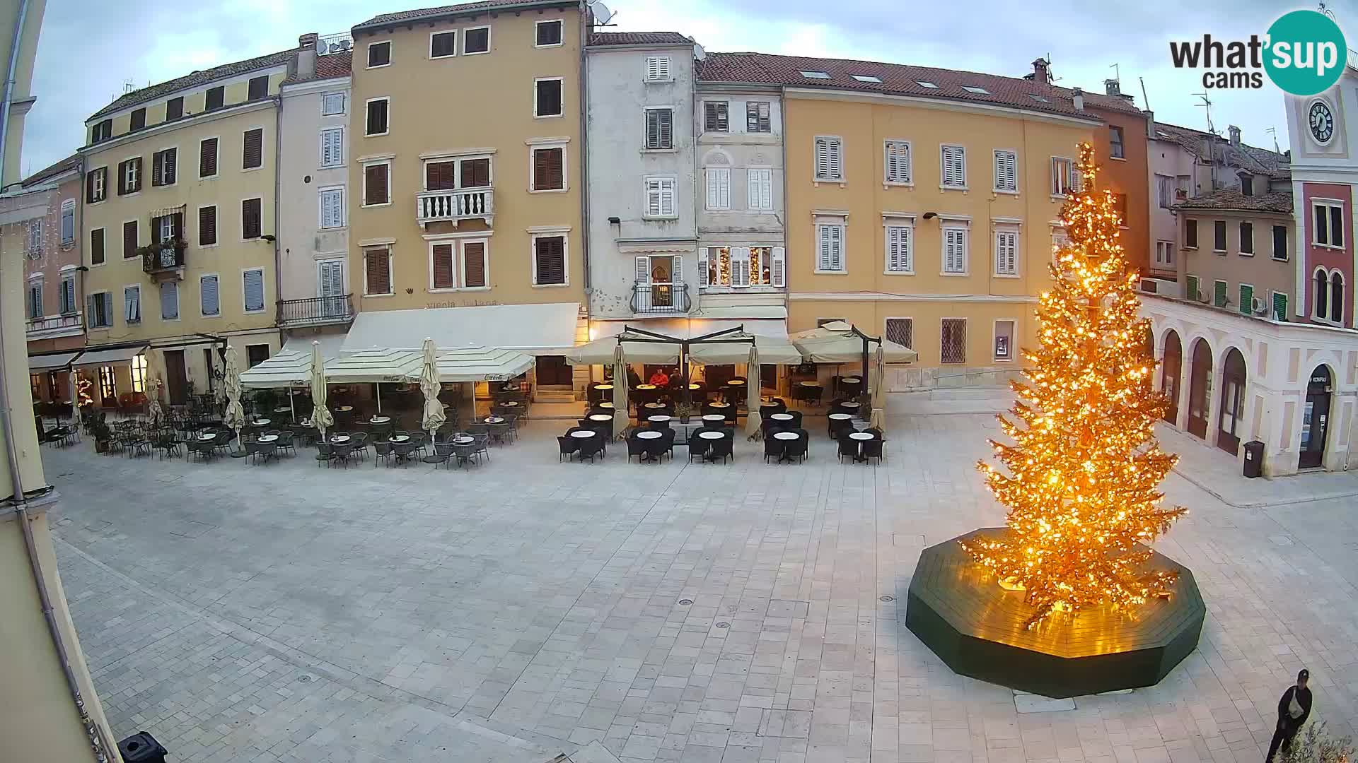Webcam Rovinj Zentrum – Hauptplatz in Echtzeit