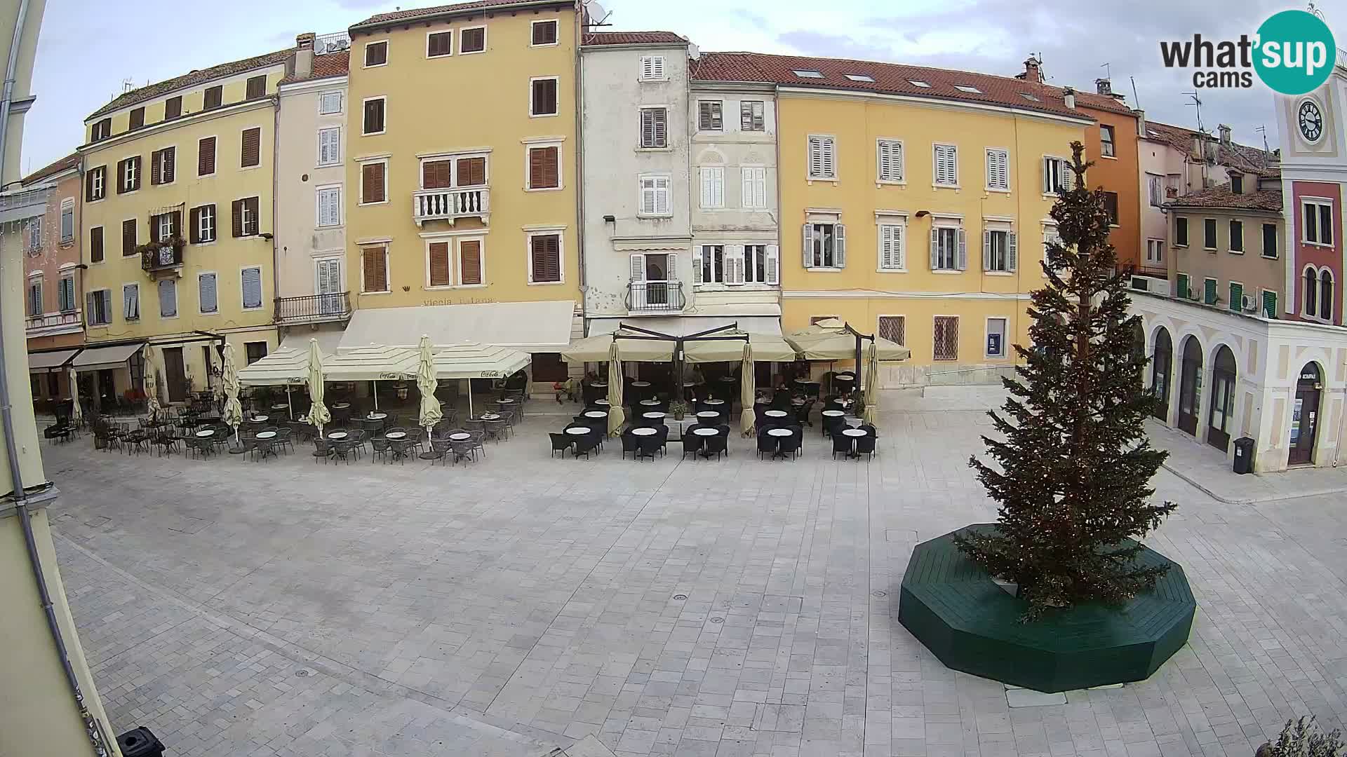 Webcam Rovinj Zentrum – Hauptplatz in Echtzeit