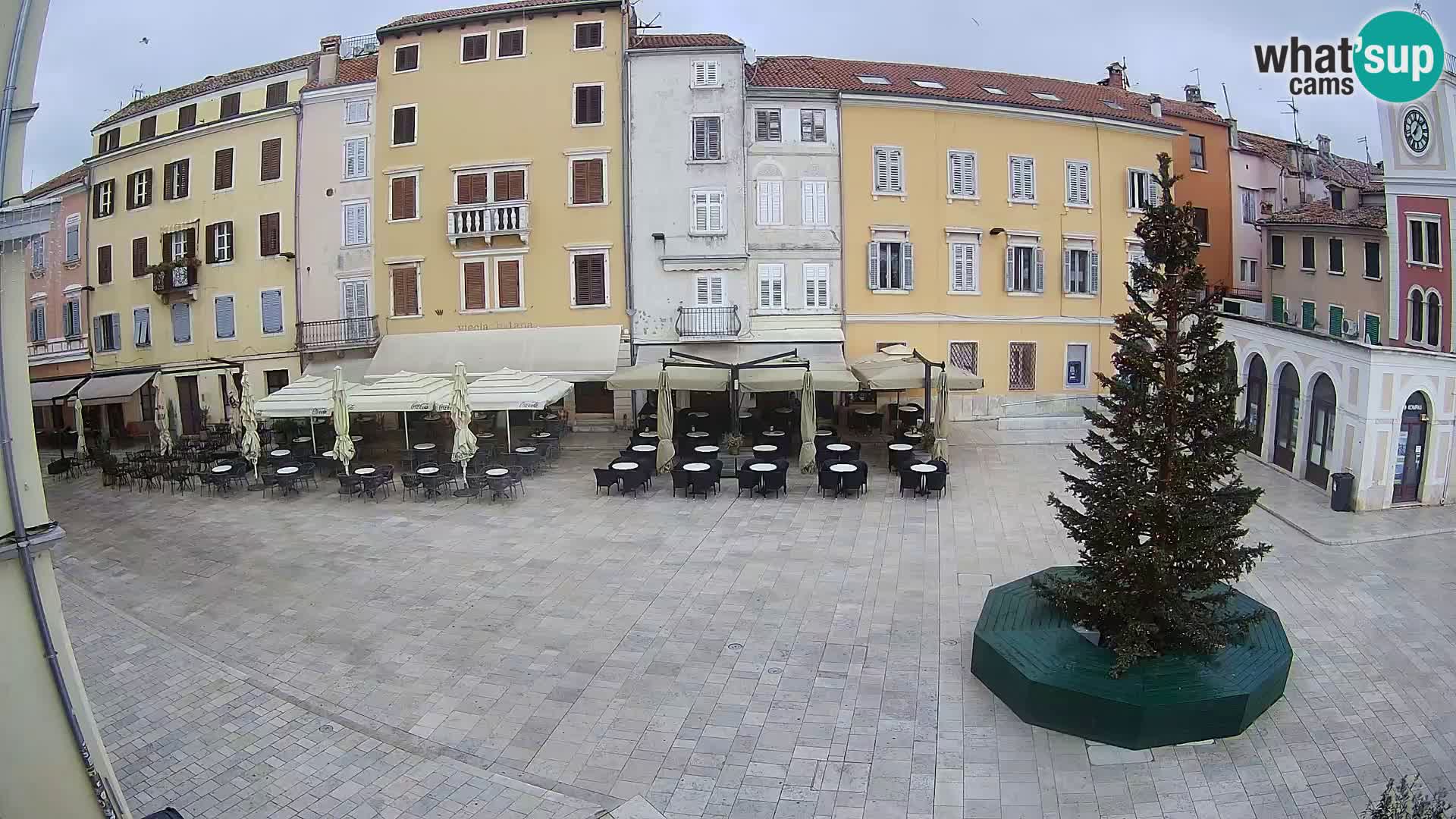 Webcam Rovinj Center – Plaza Principal