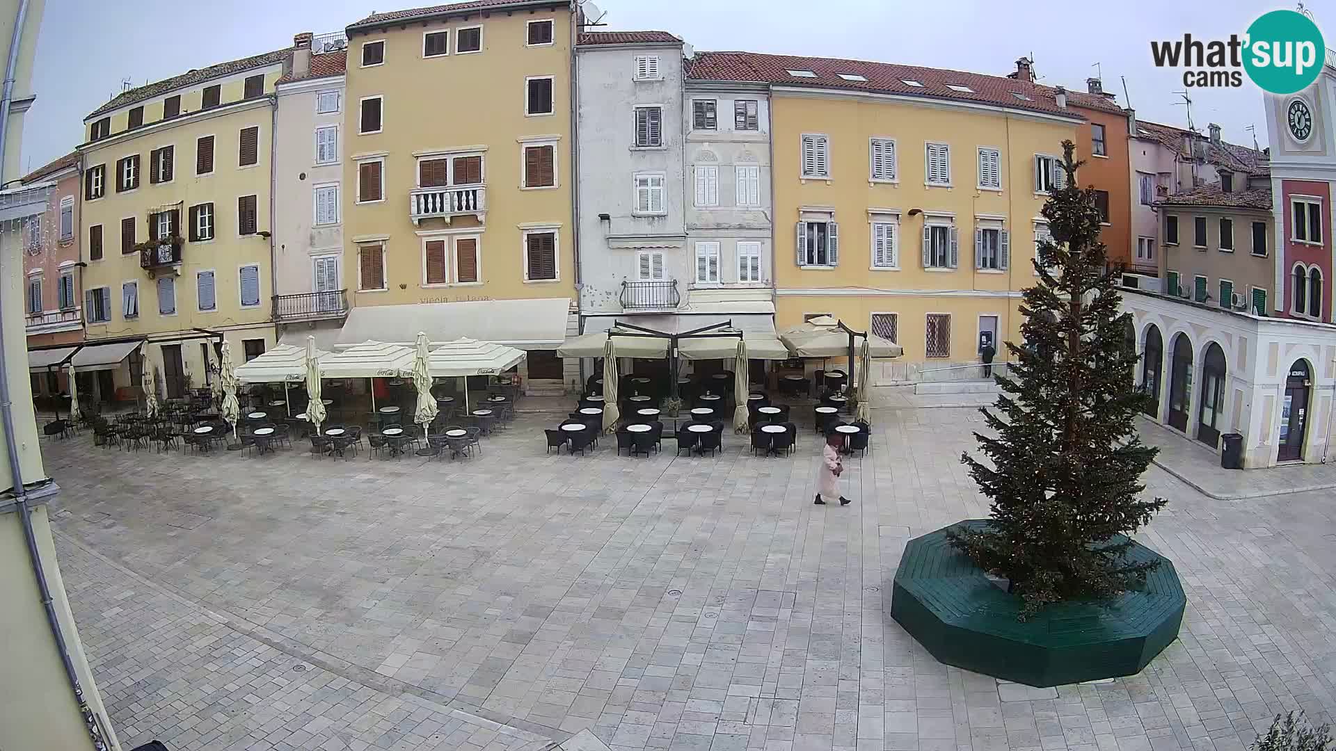 Webcam Rovinj Center – Plaza Principal