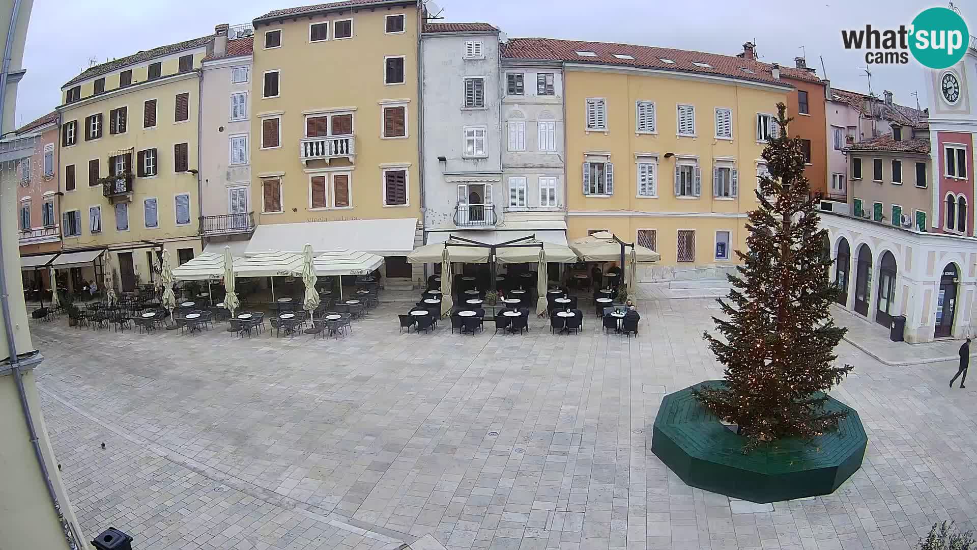 Webcam Rovinj Zentrum – Hauptplatz in Echtzeit