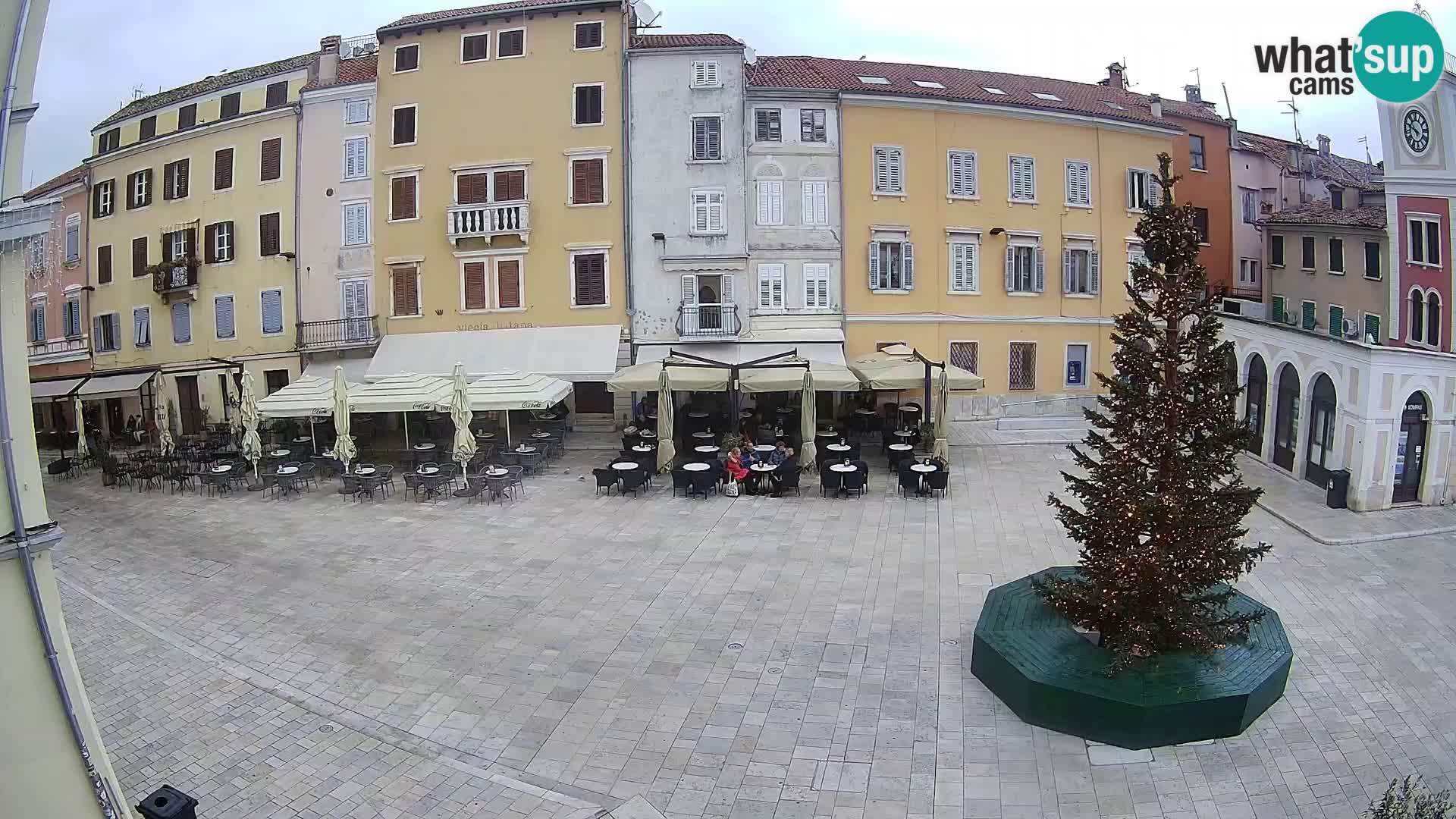 Webcam Rovinj Zentrum – Hauptplatz in Echtzeit