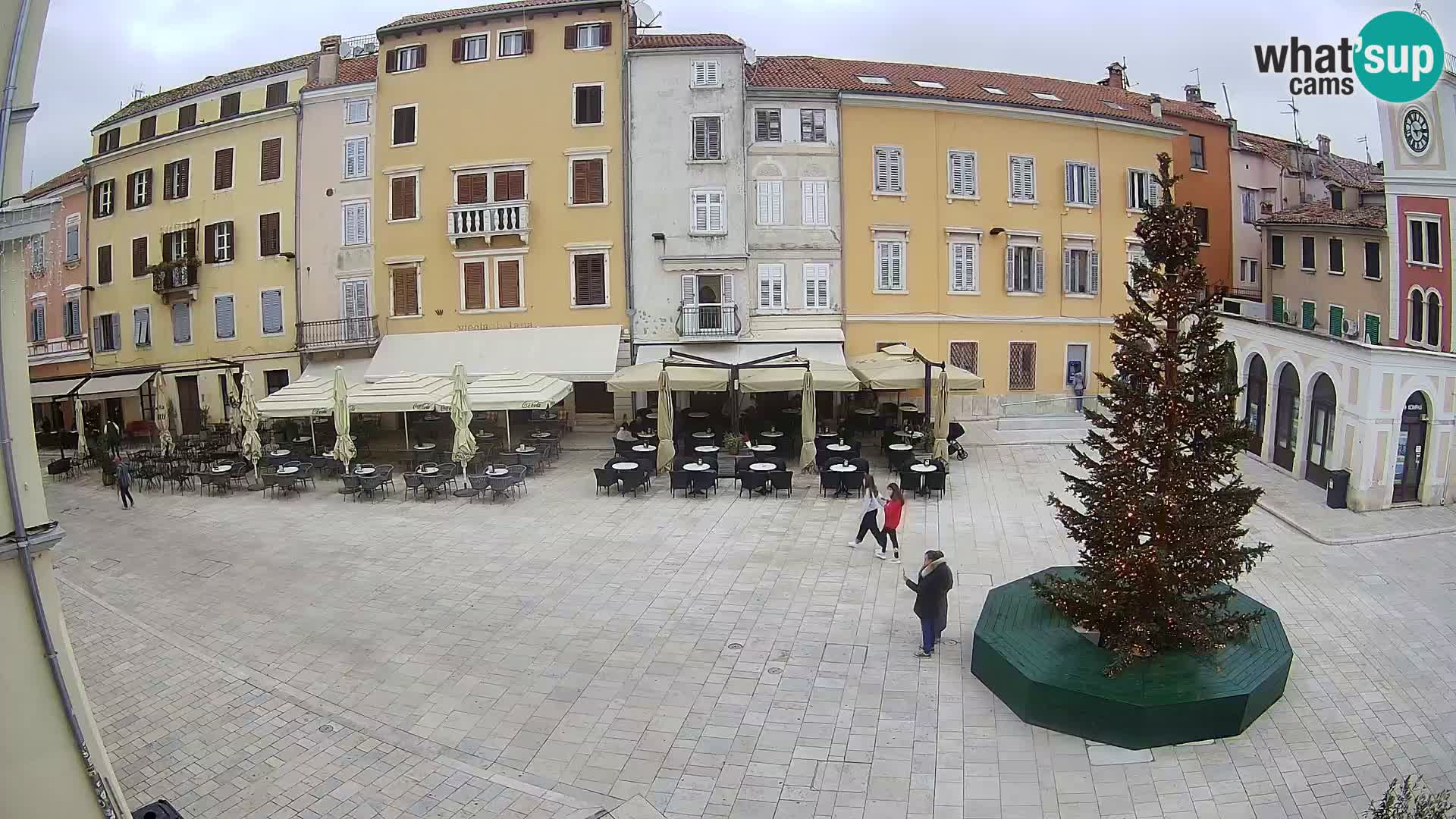 Webcam Rovinj Center – Plaza Principal
