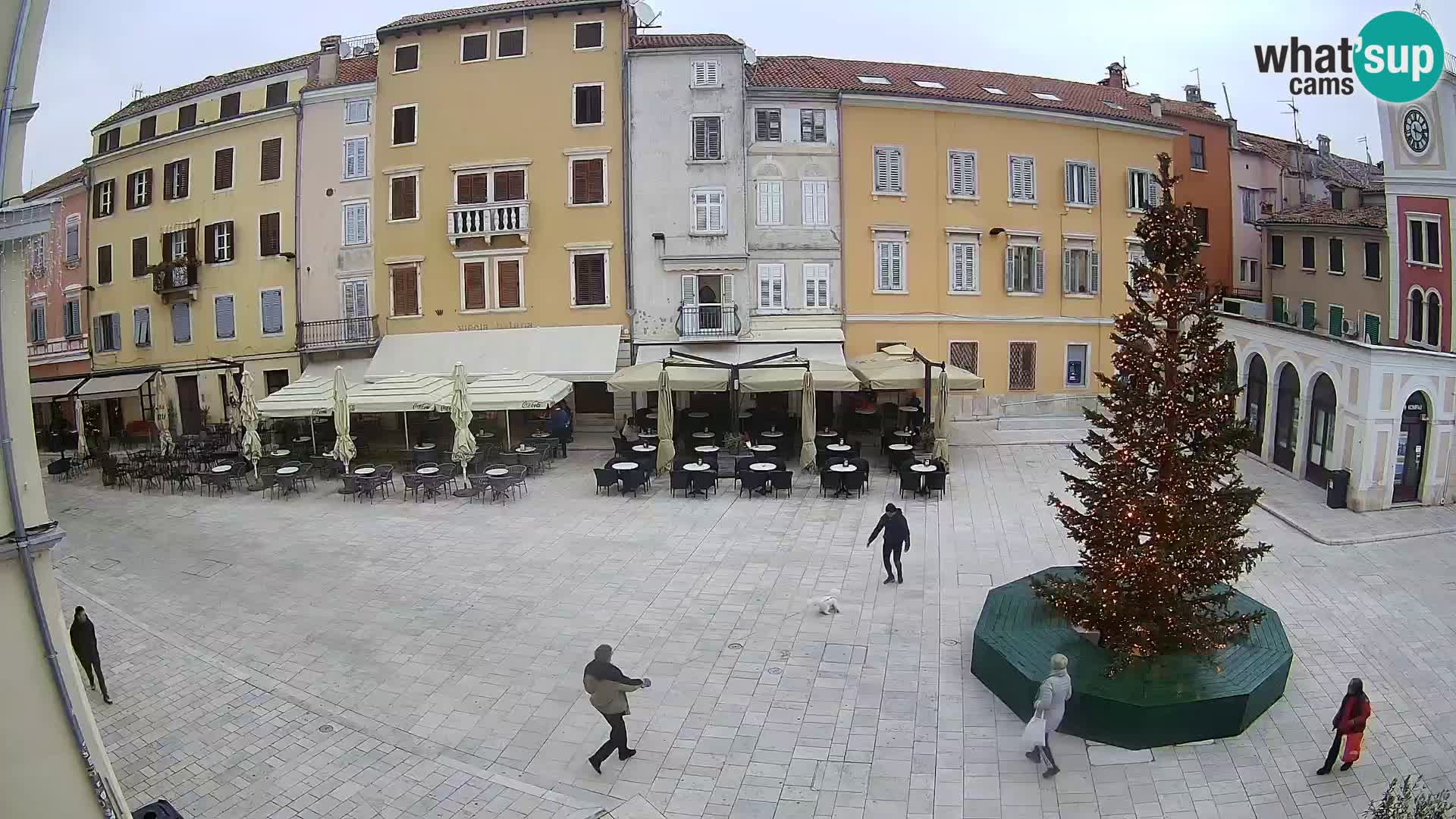 Webcam Rovinj Center – Plaza Principal