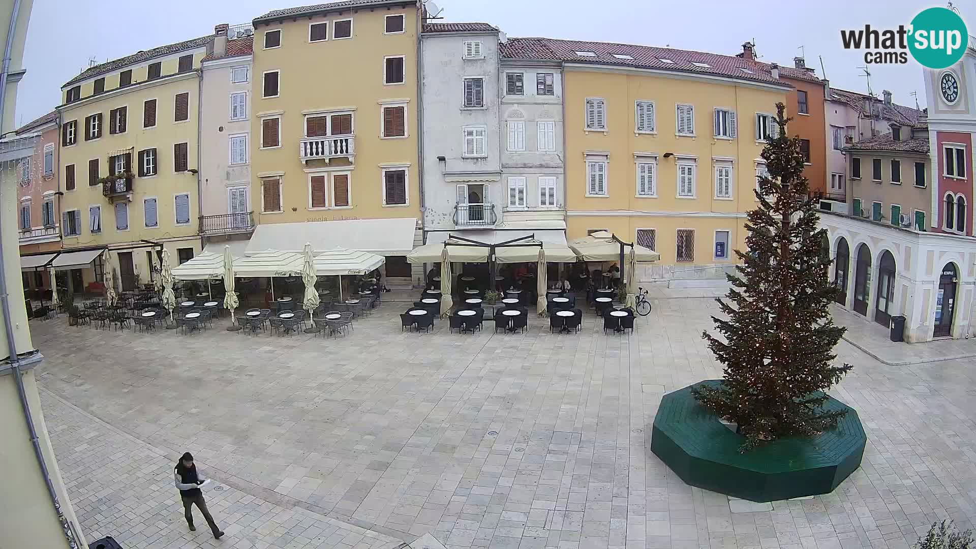 Webcam Rovinj Center – Plaza Principal