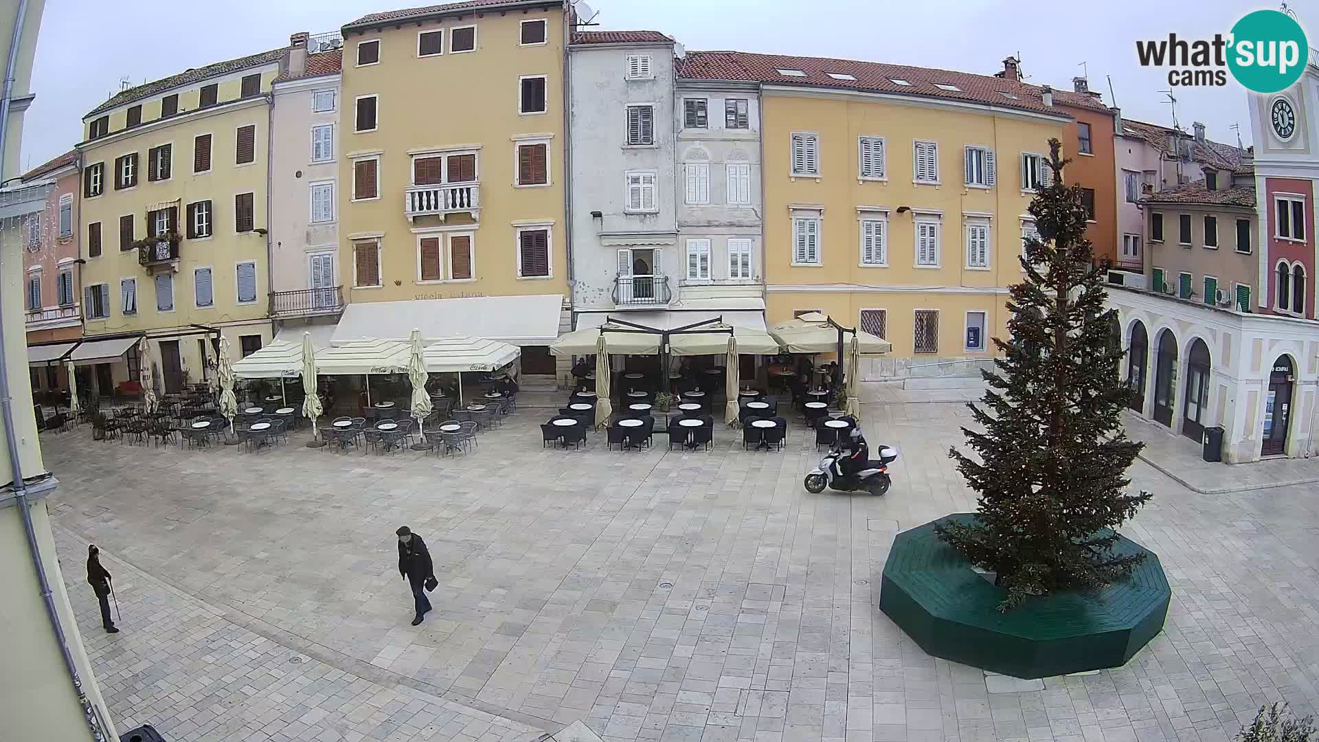 Webcam Rovinj Center – Plaza Principal