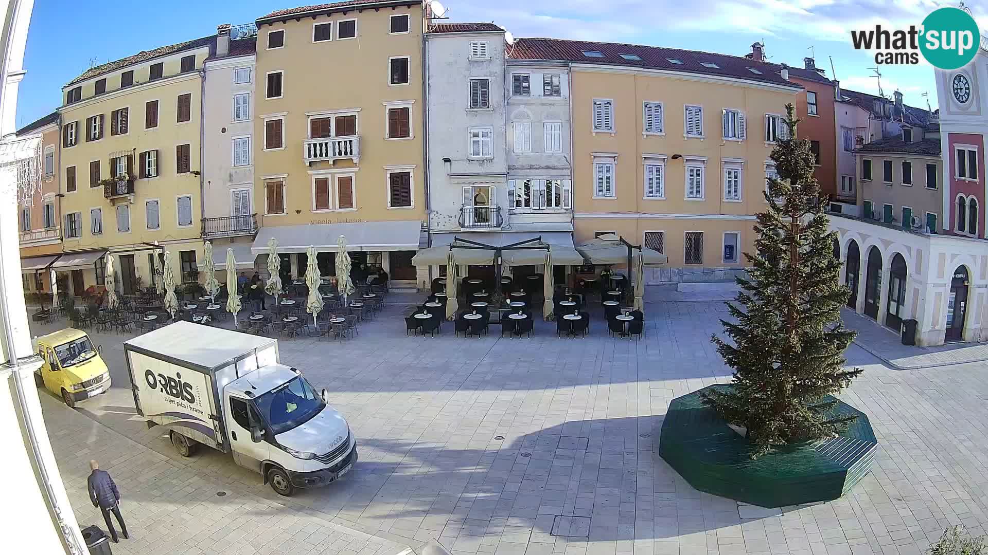 Webcam Rovinj Zentrum – Hauptplatz in Echtzeit