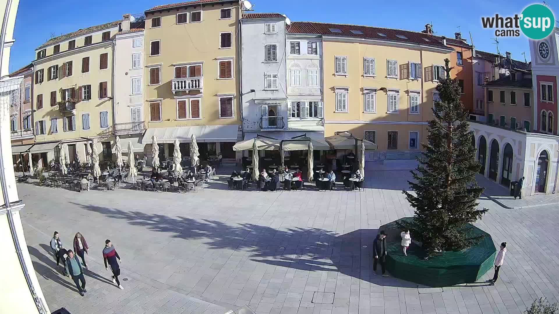 Webcam Rovinj Zentrum – Hauptplatz in Echtzeit