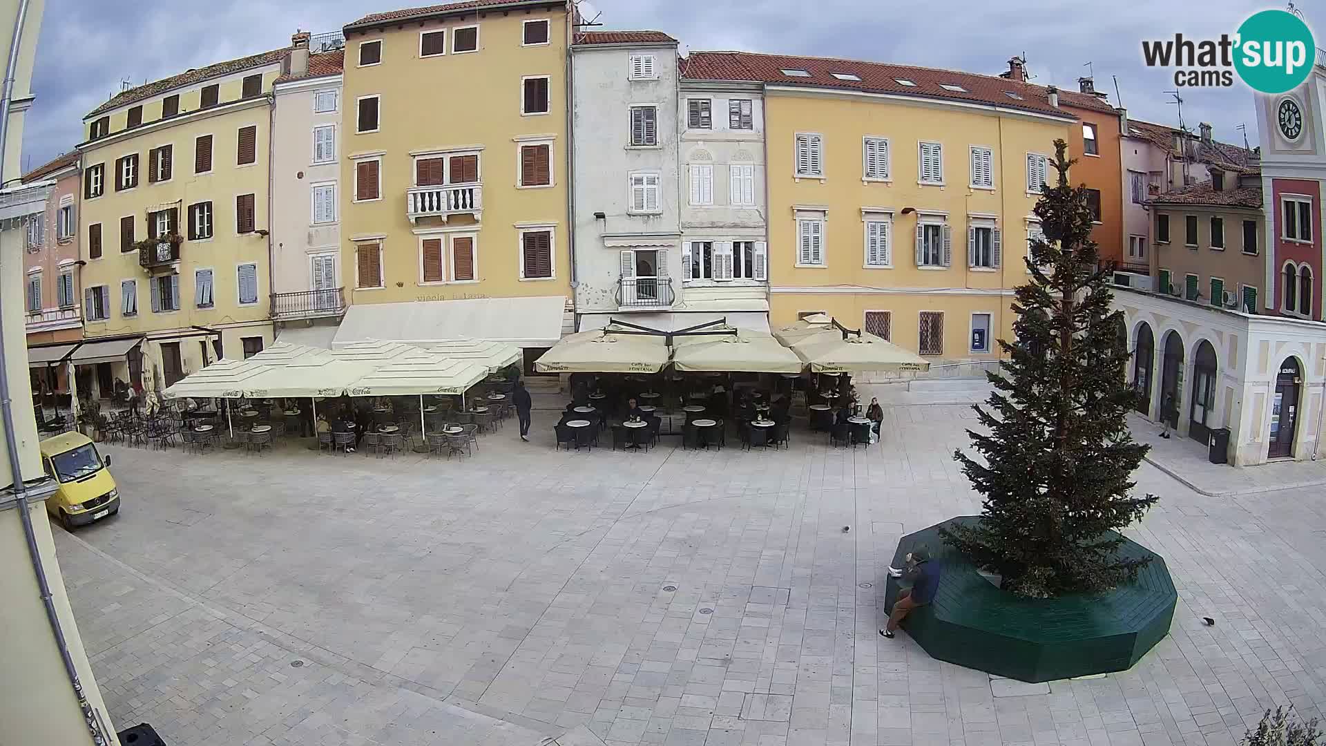 Webcam Rovinj Zentrum – Hauptplatz in Echtzeit