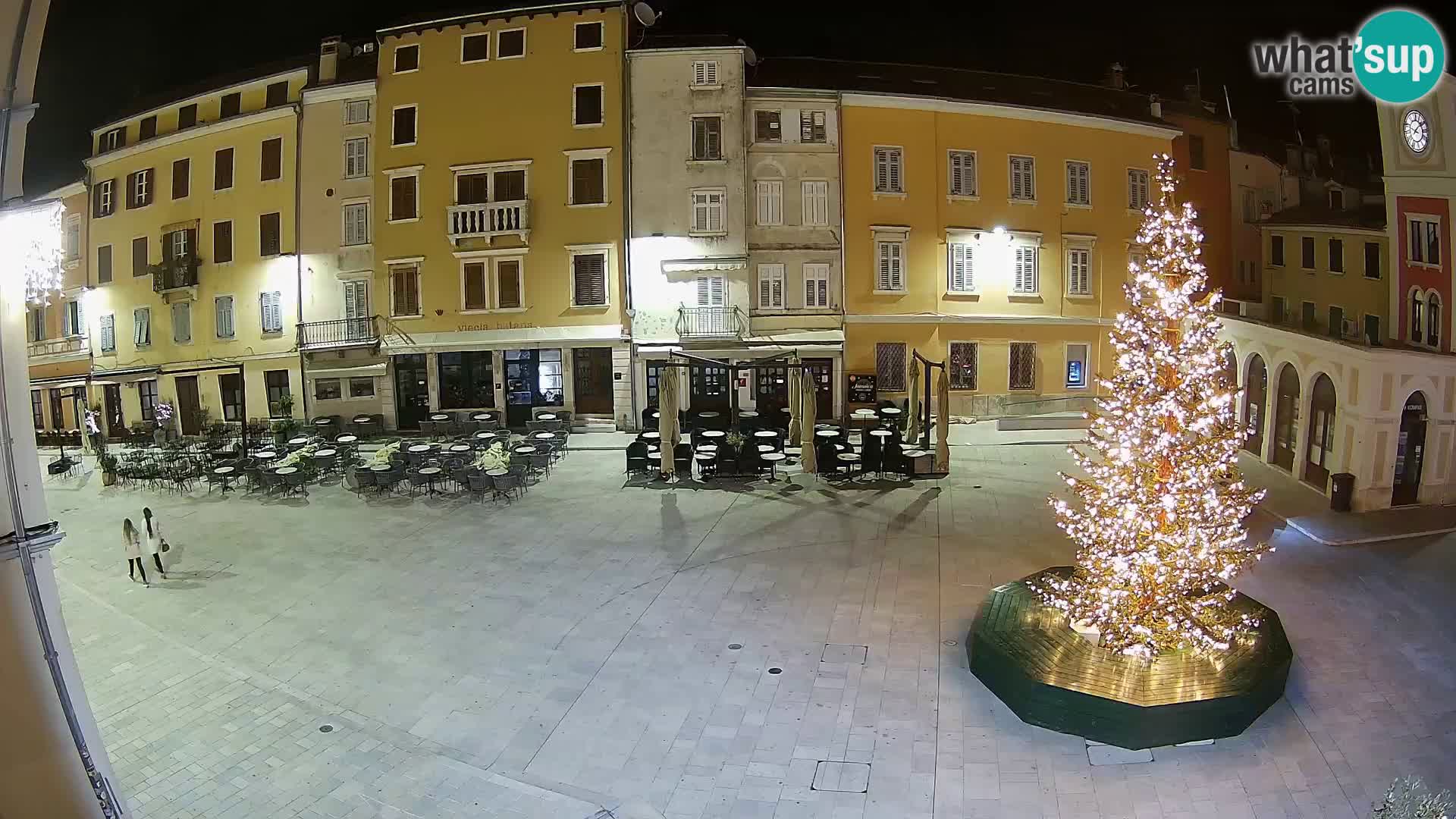 Webcam Rovinj Zentrum – Hauptplatz in Echtzeit