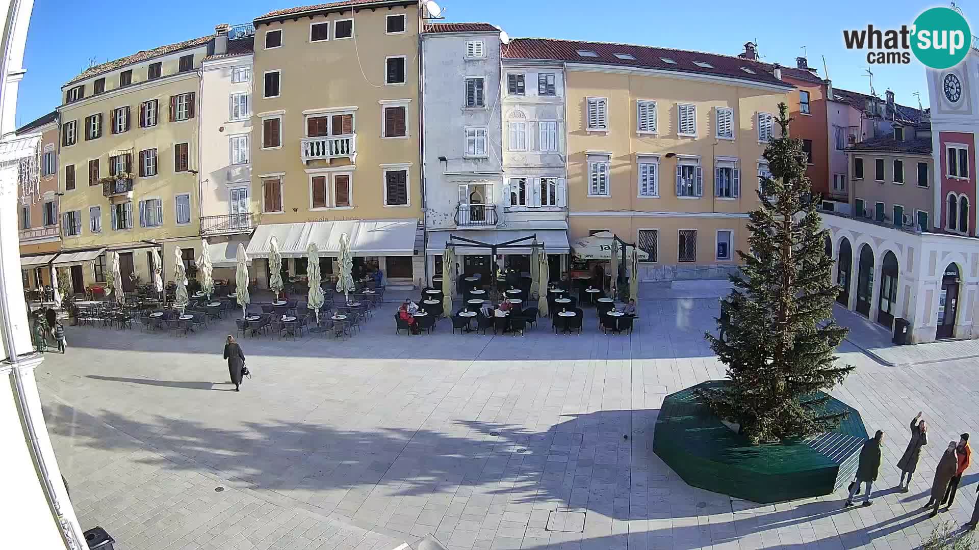 Webcam Rovinj Zentrum – Hauptplatz in Echtzeit