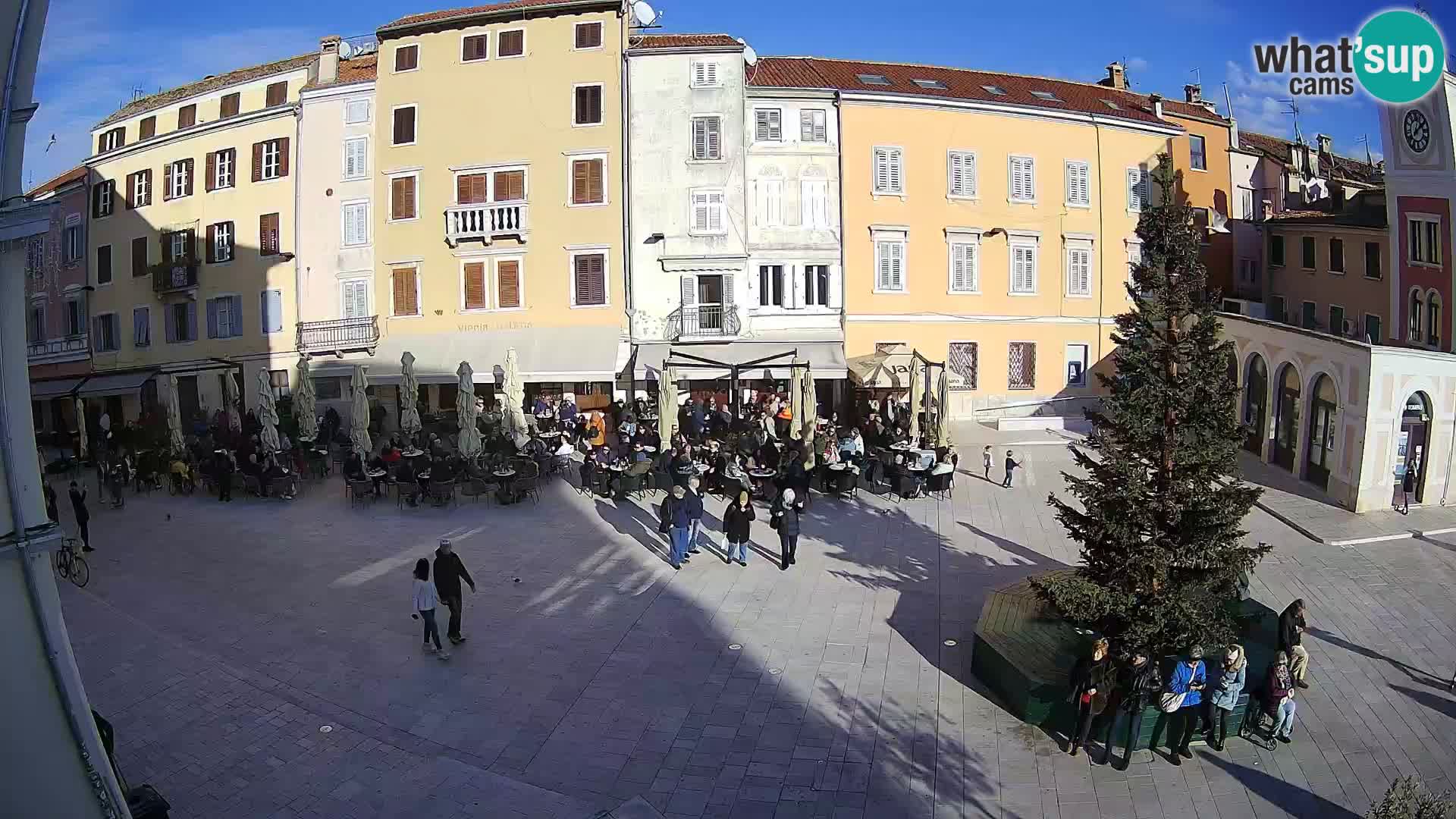 Webcam Rovinj Zentrum – Hauptplatz in Echtzeit