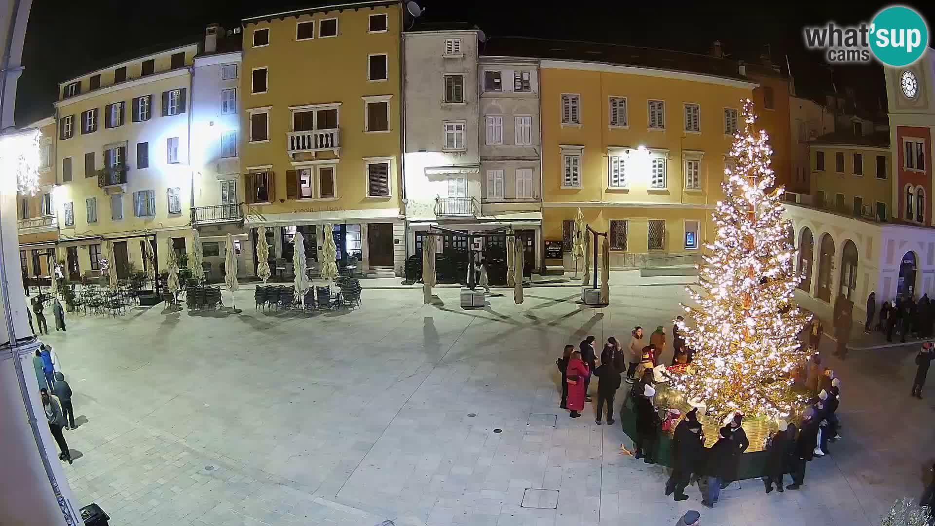 Webcam Rovinj Zentrum – Hauptplatz in Echtzeit
