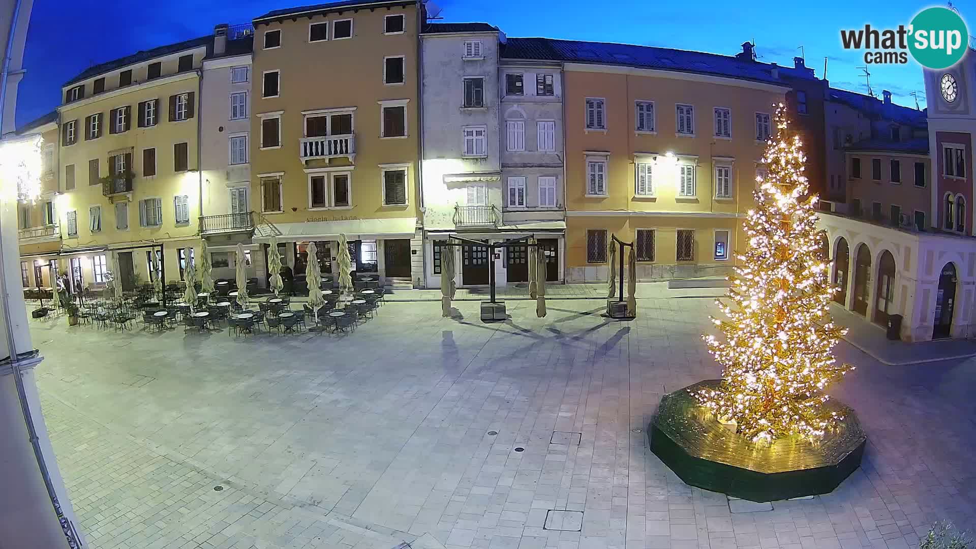 Webcam Rovinj Zentrum – Hauptplatz in Echtzeit