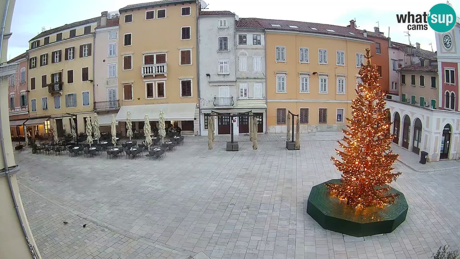 Webcam Rovinj Zentrum – Hauptplatz in Echtzeit