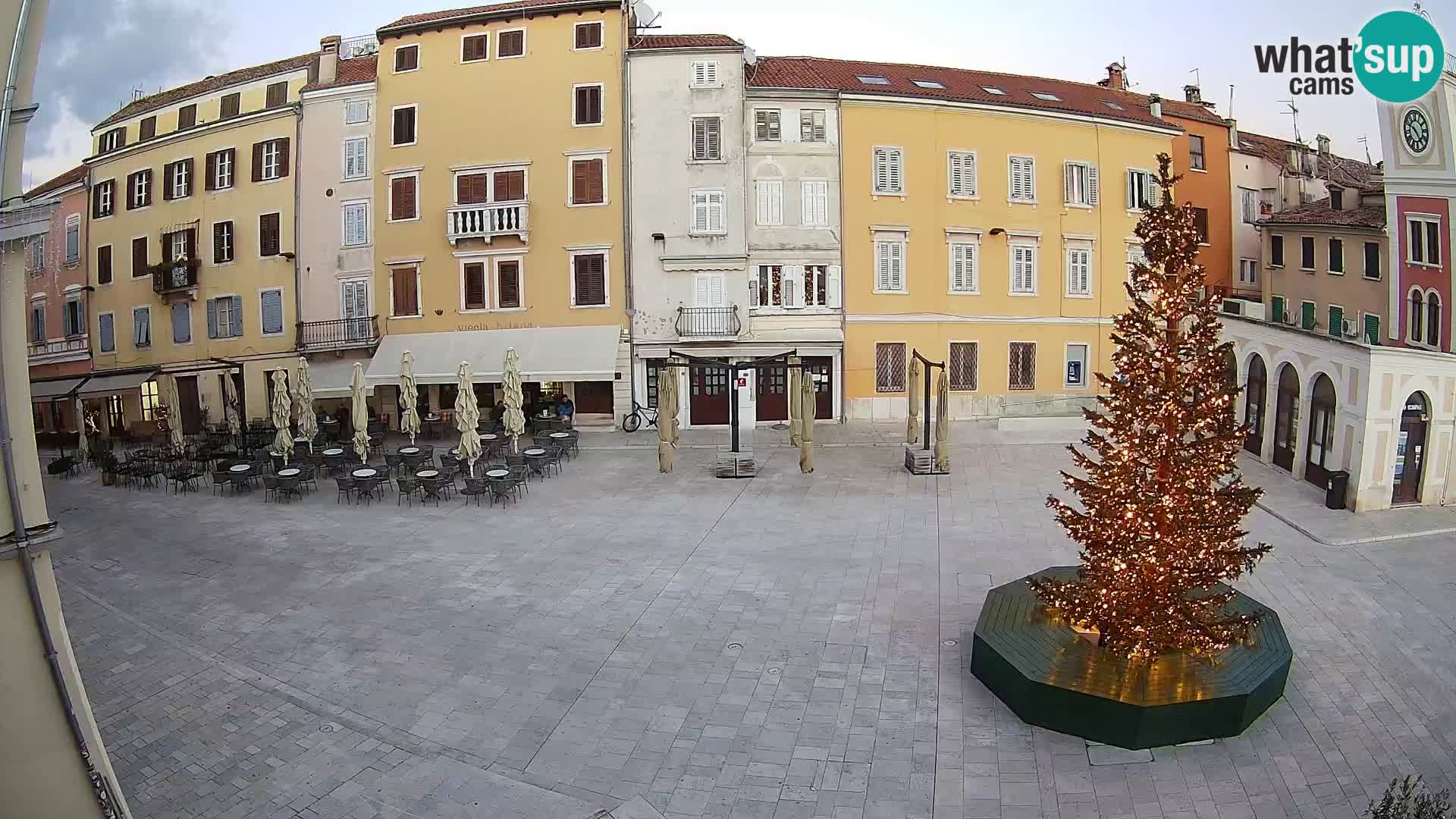 Webcam Rovinj Center – Plaza Principal