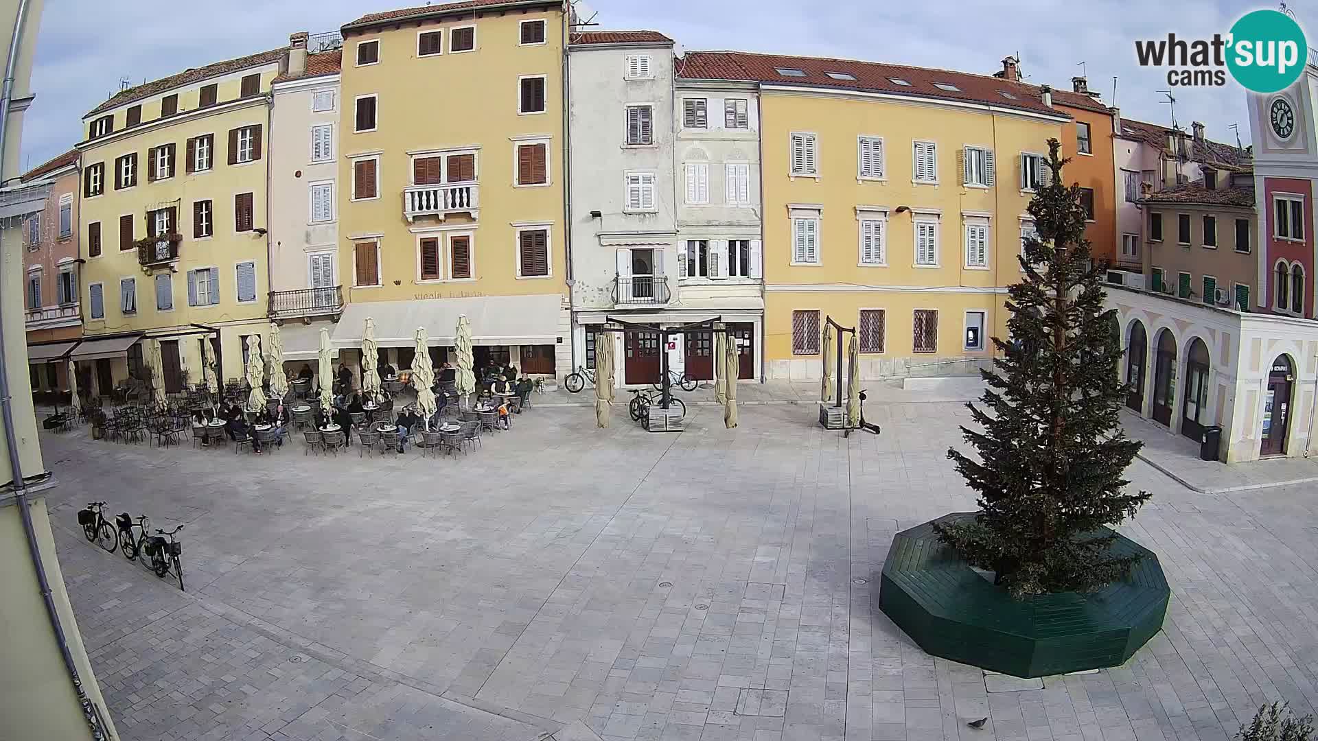 Webcam Rovinj Center – Plaza Principal