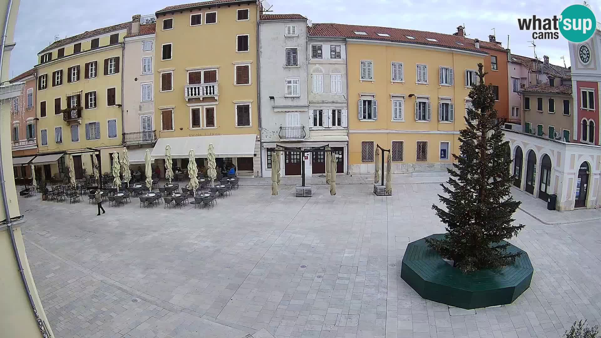 Webcam Rovinj Zentrum – Hauptplatz in Echtzeit