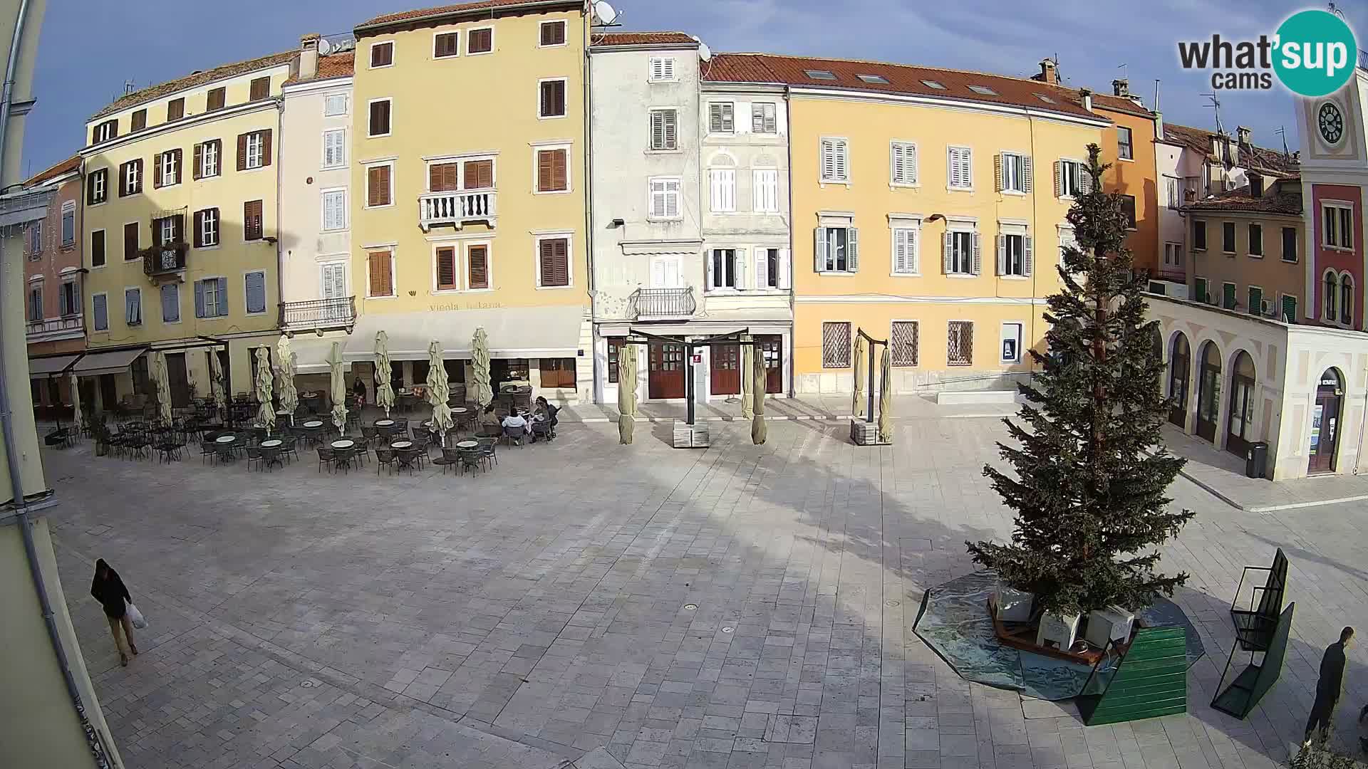 Webcam Rovinj Zentrum – Hauptplatz in Echtzeit