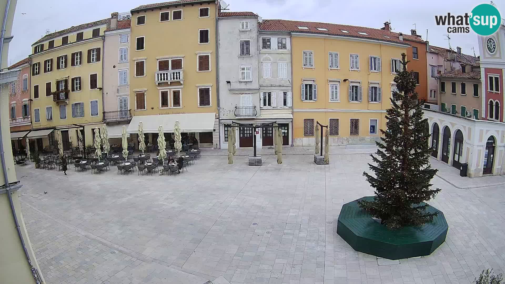 Webcam Rovinj Center – Plaza Principal