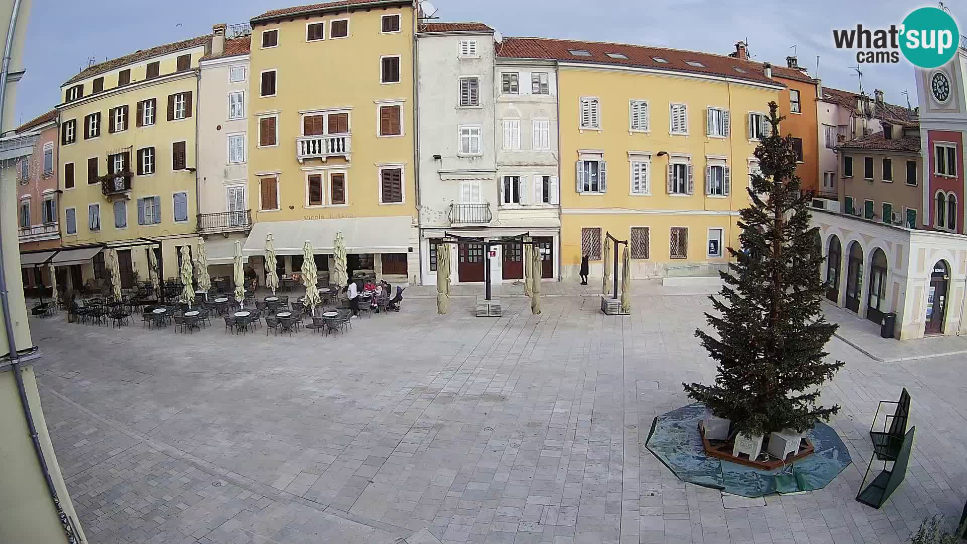 Webcam Rovinj Zentrum – Hauptplatz in Echtzeit