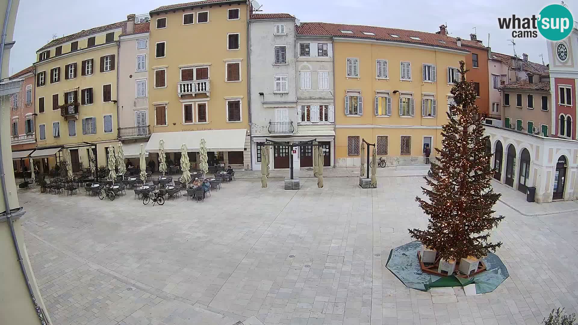 Webcam Rovinj Center – Plaza Principal