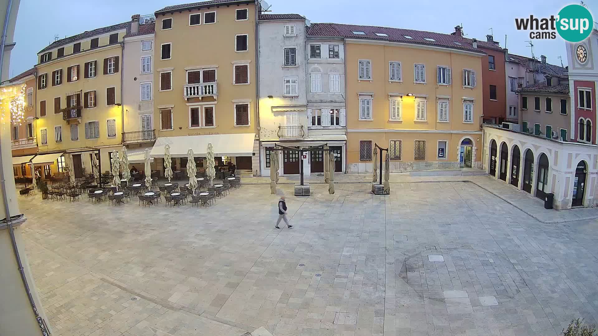 Webcam Rovinj Zentrum – Hauptplatz in Echtzeit