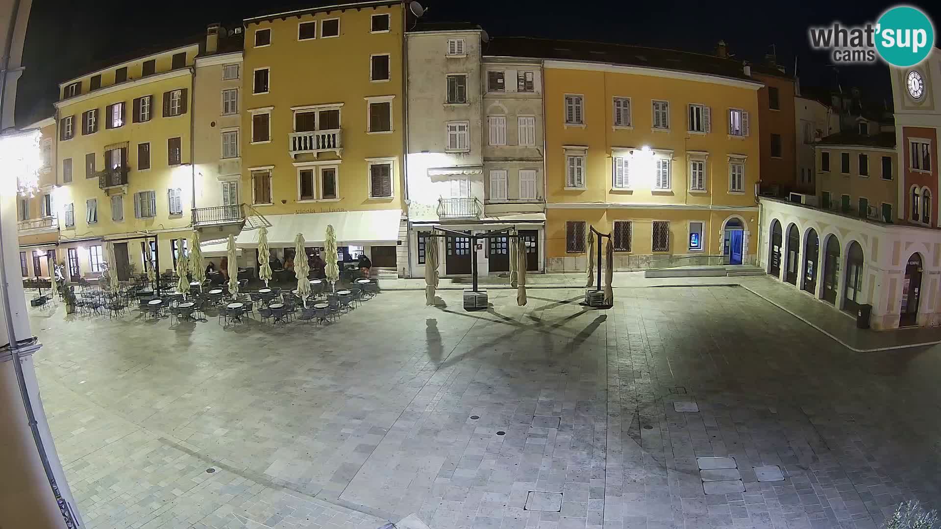 Webcam Rovinj Zentrum – Hauptplatz in Echtzeit