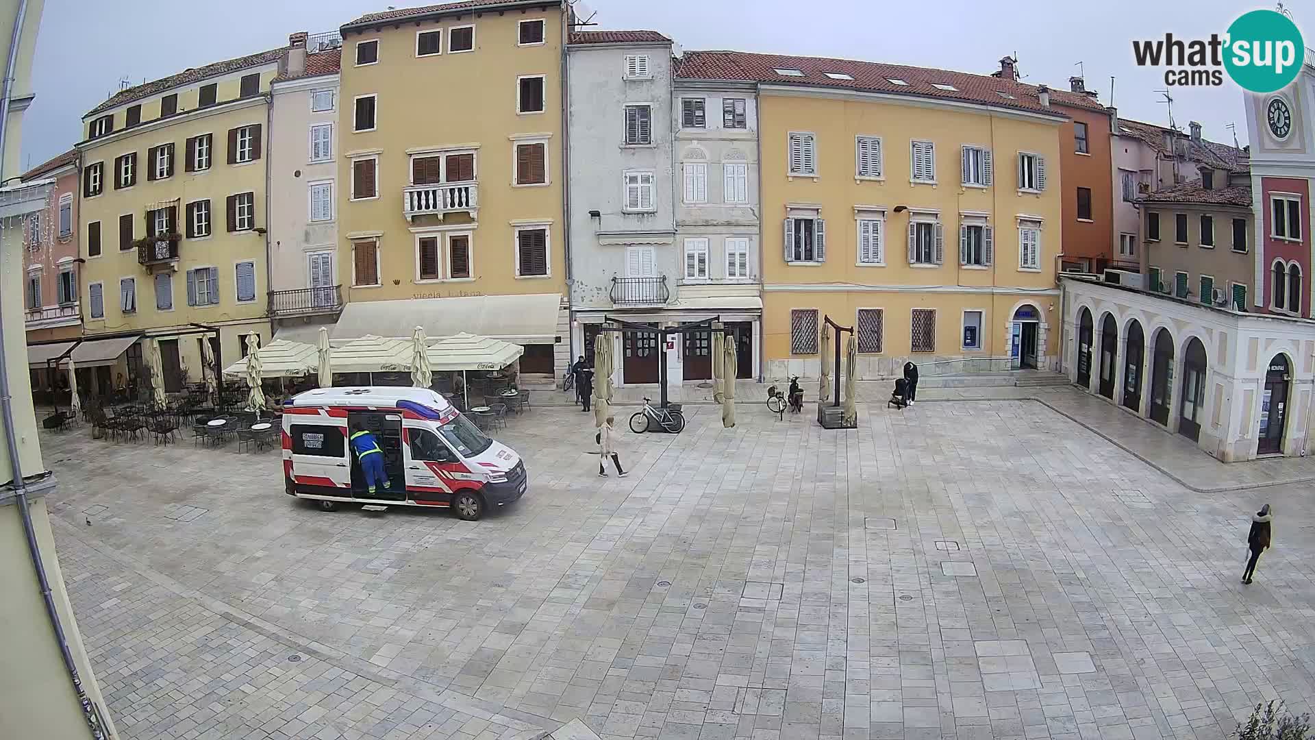 Webcam Rovinj Zentrum – Hauptplatz in Echtzeit