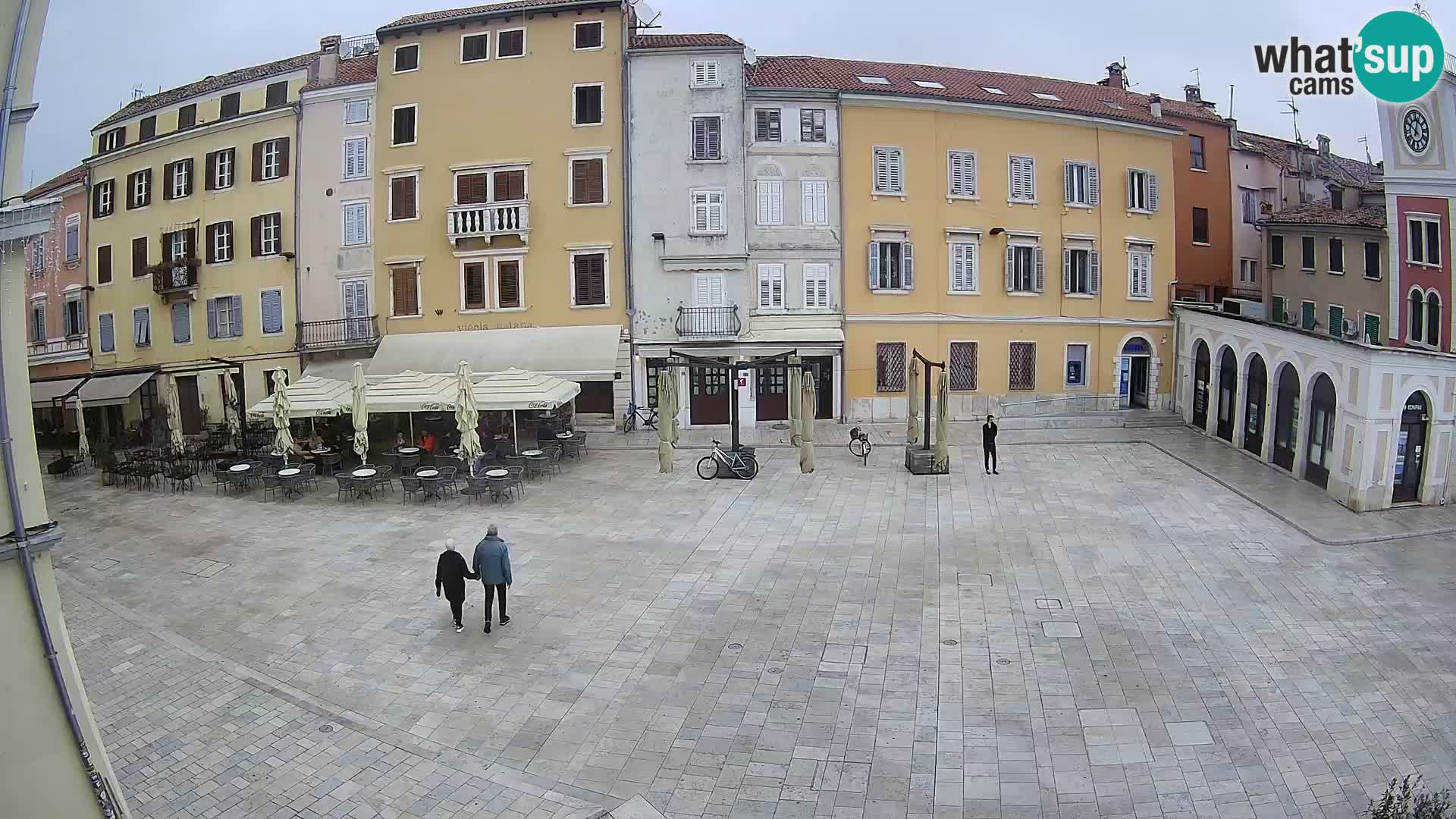 Webcam Rovinj Zentrum – Hauptplatz in Echtzeit