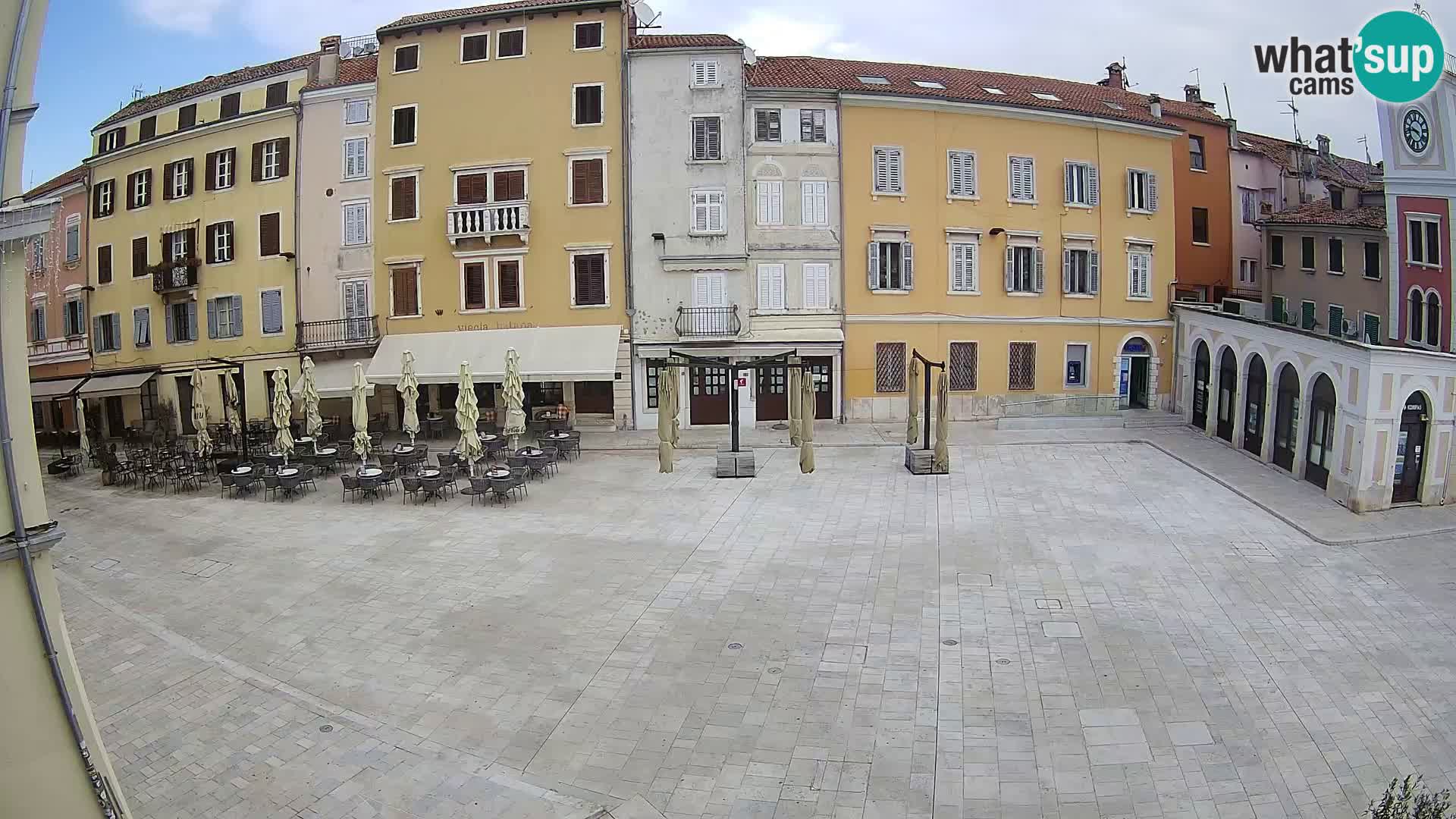 Webcam Rovinj Center – Plaza Principal