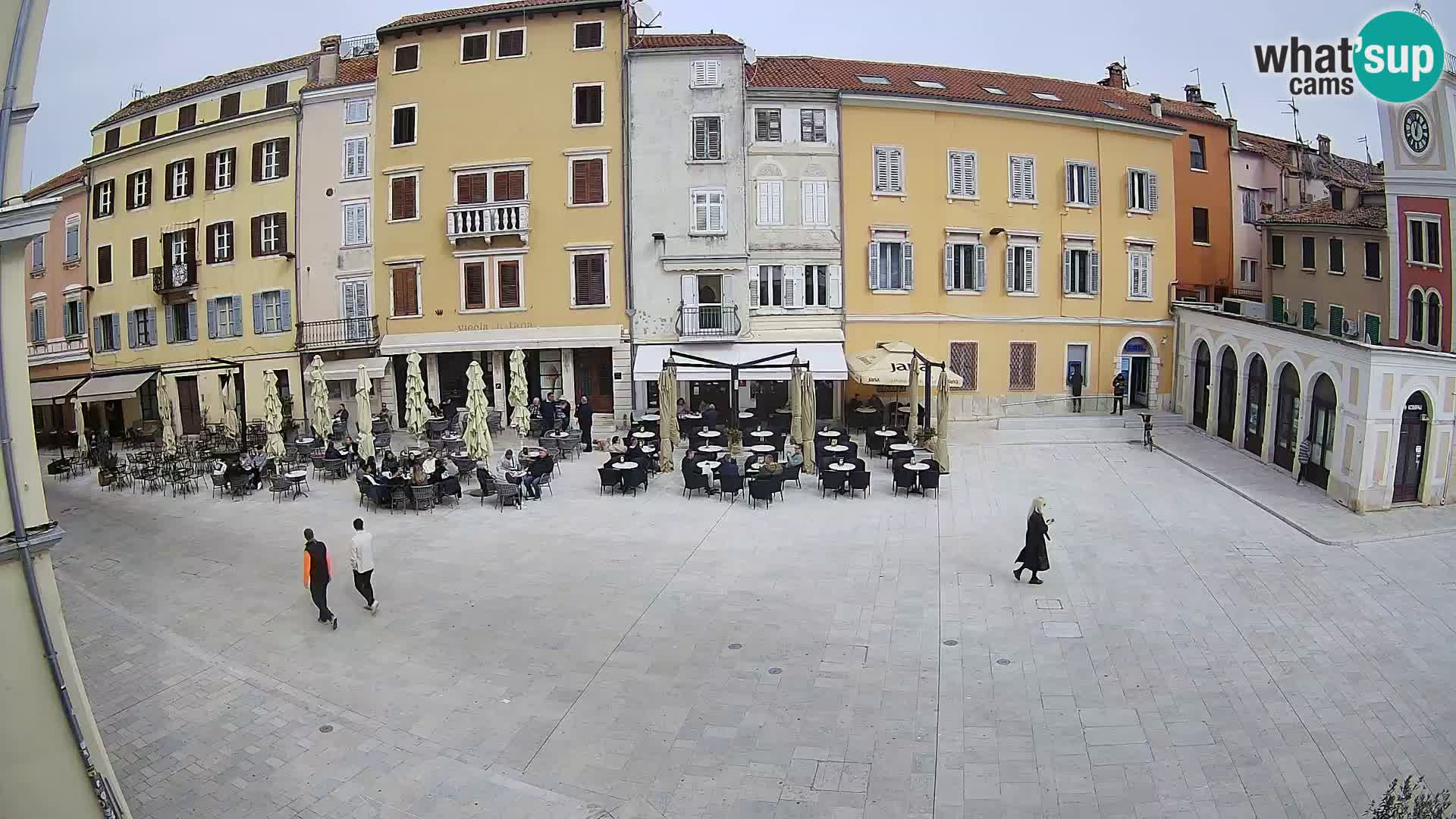 Webcam Rovinj Center – Plaza Principal