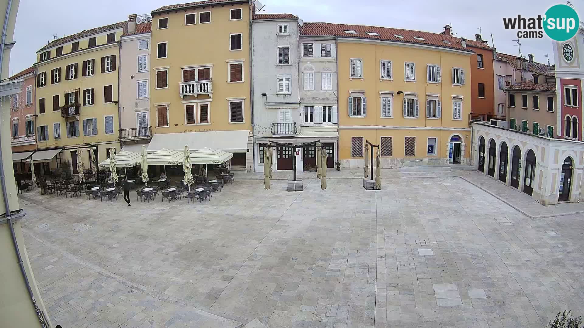 Webcam Rovinj Zentrum – Hauptplatz in Echtzeit
