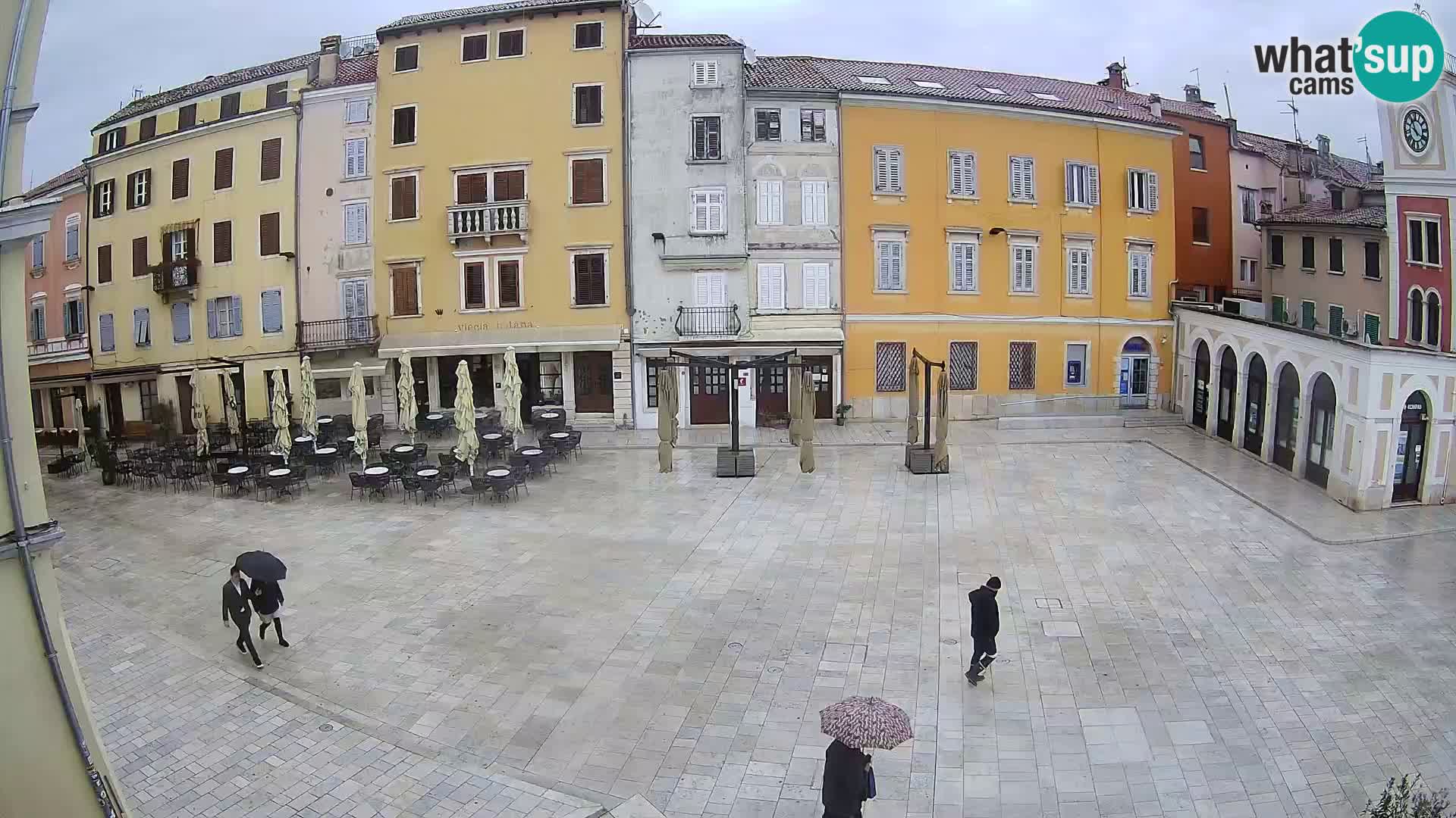 Webcam Rovinj Zentrum – Hauptplatz in Echtzeit