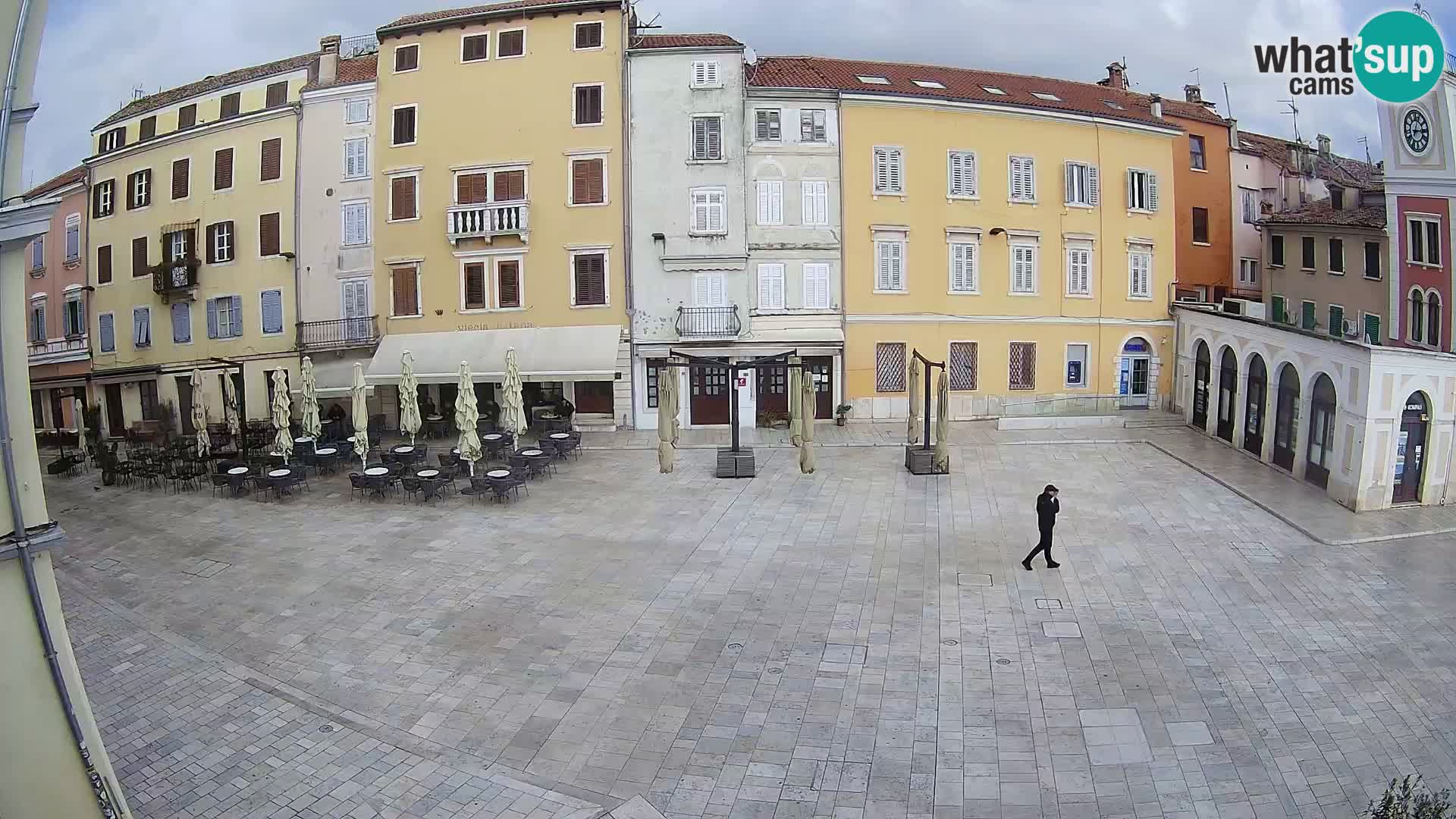 Webcam Rovinj Zentrum – Hauptplatz in Echtzeit