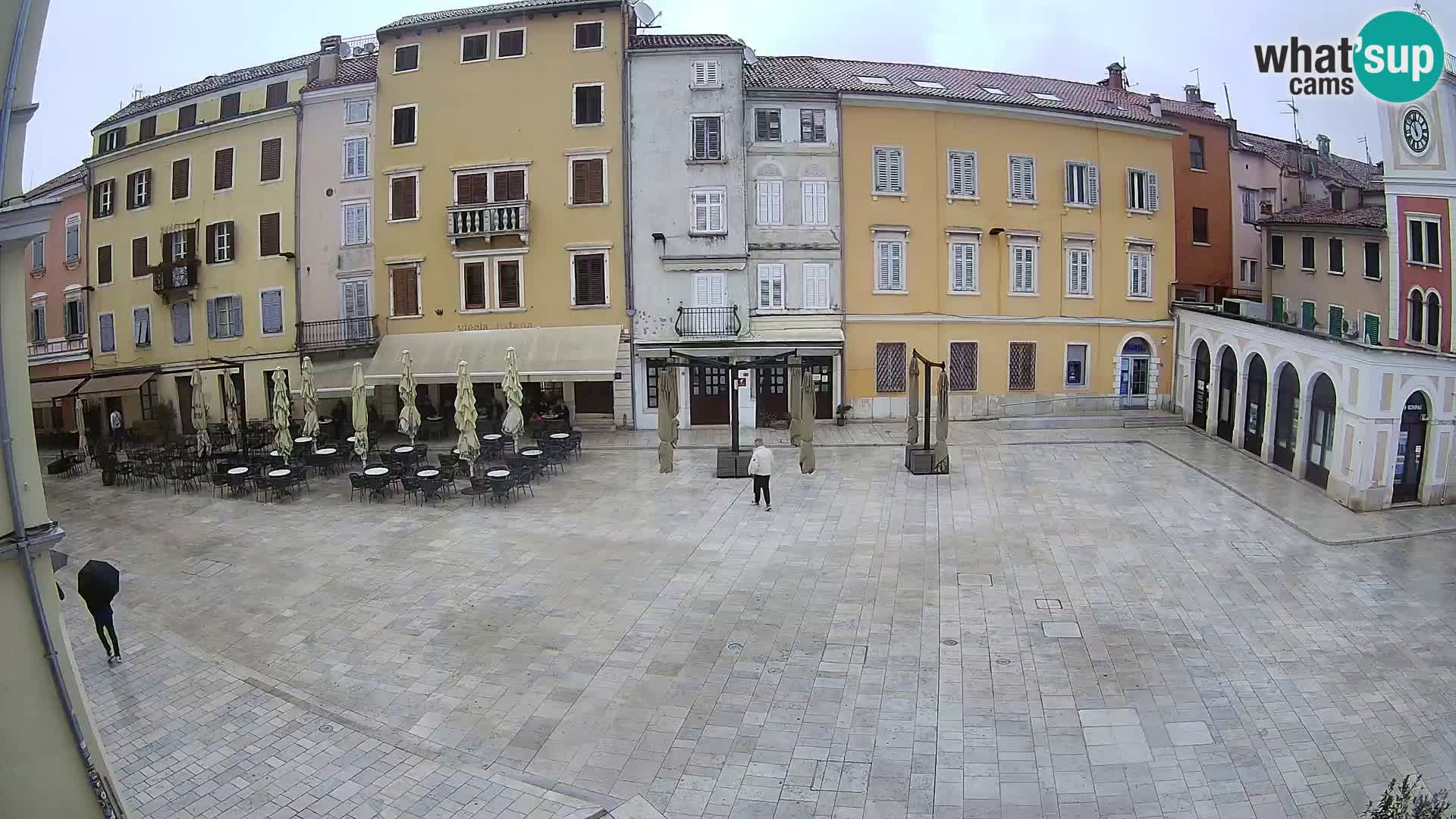 Webcam Rovinj Zentrum – Hauptplatz in Echtzeit