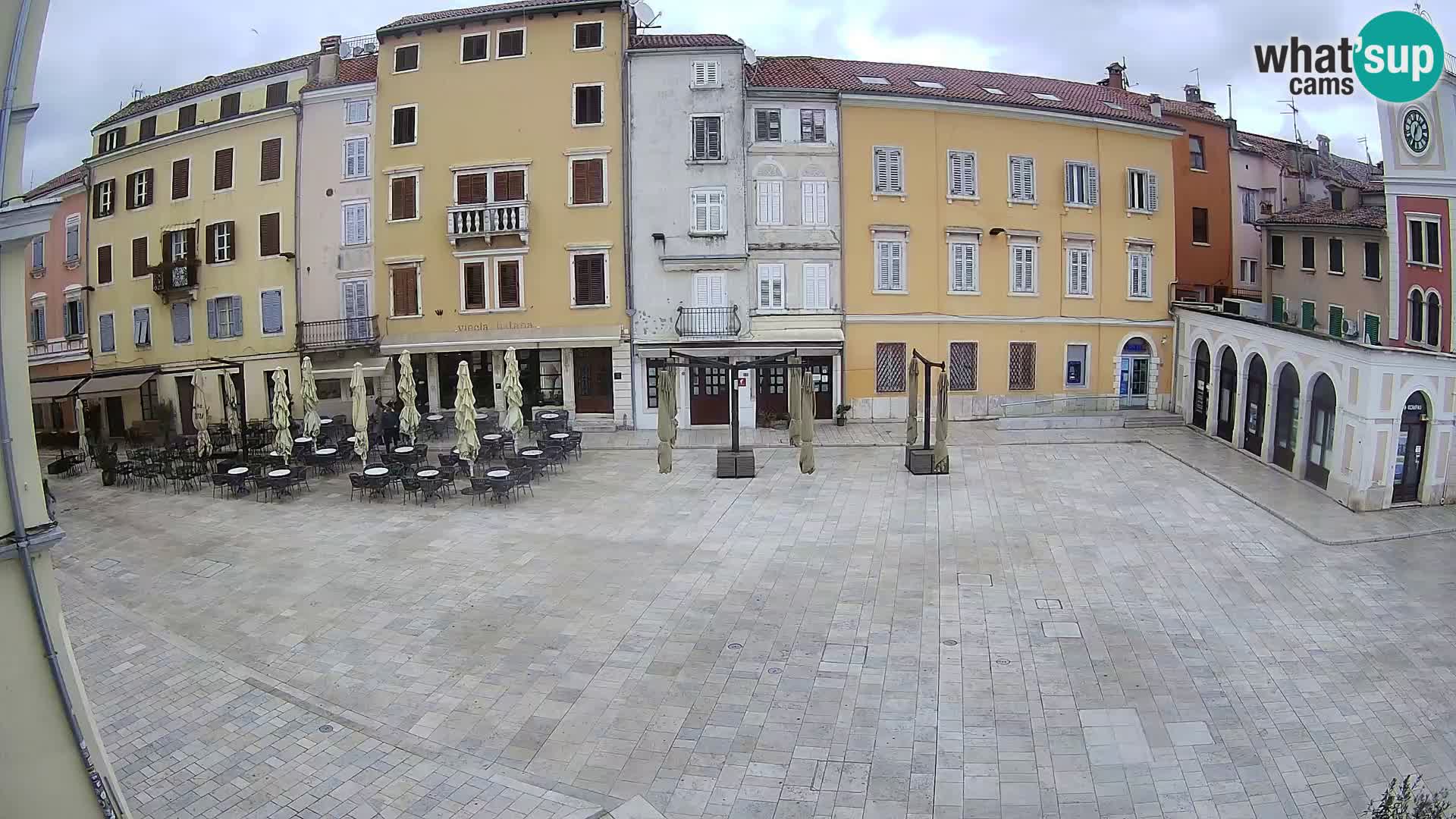 Webcam Rovinj Zentrum – Hauptplatz in Echtzeit