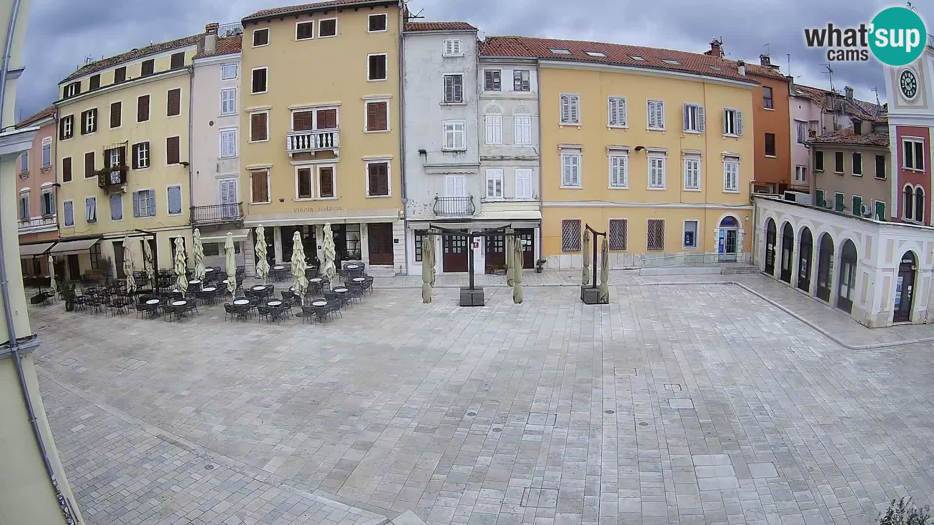 Webcam Rovinj Center – Plaza Principal