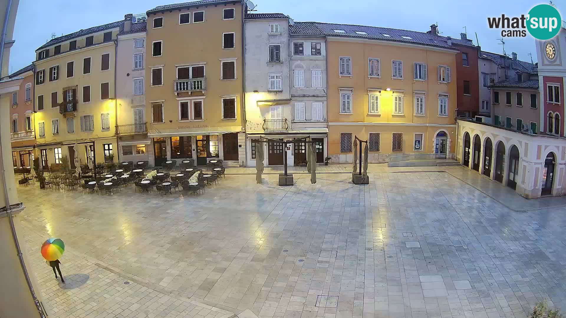 Webcam Rovinj Zentrum – Hauptplatz in Echtzeit