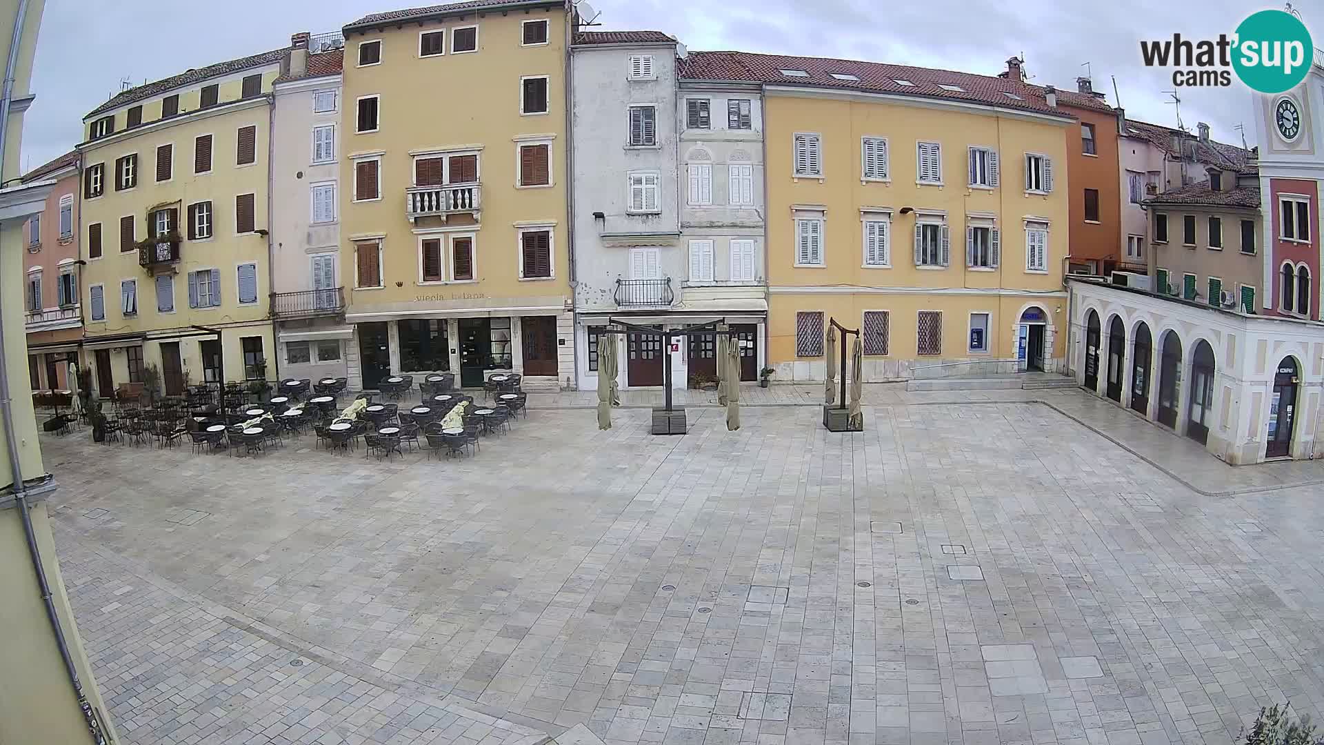 Webcam Rovinj Zentrum – Hauptplatz in Echtzeit