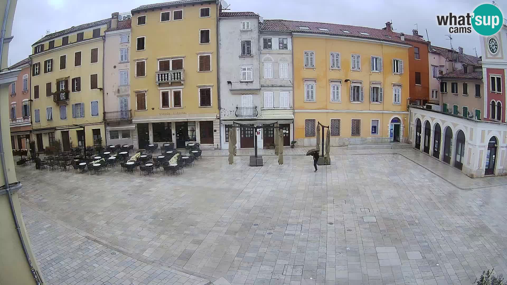 Webcam Rovinj Zentrum – Hauptplatz in Echtzeit