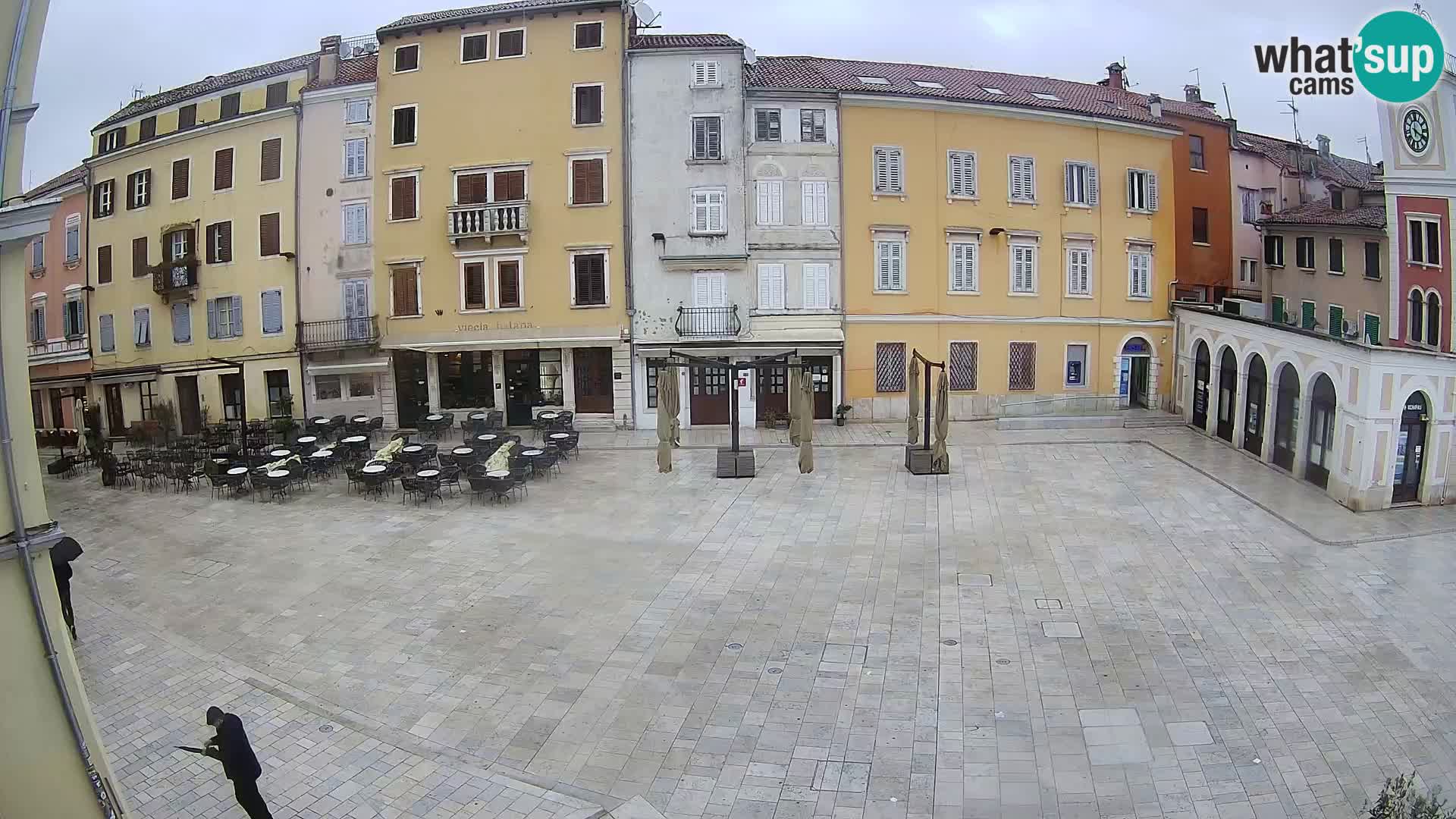 Webcam Rovinj Zentrum – Hauptplatz in Echtzeit