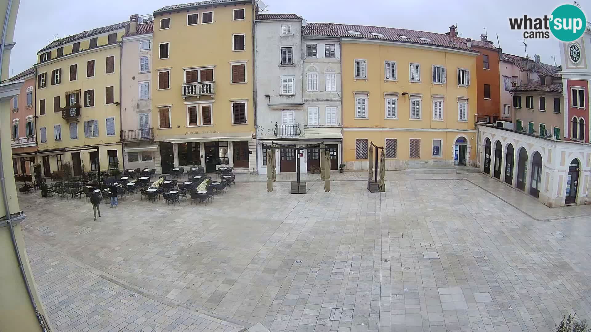 Webcam Rovinj Zentrum – Hauptplatz in Echtzeit