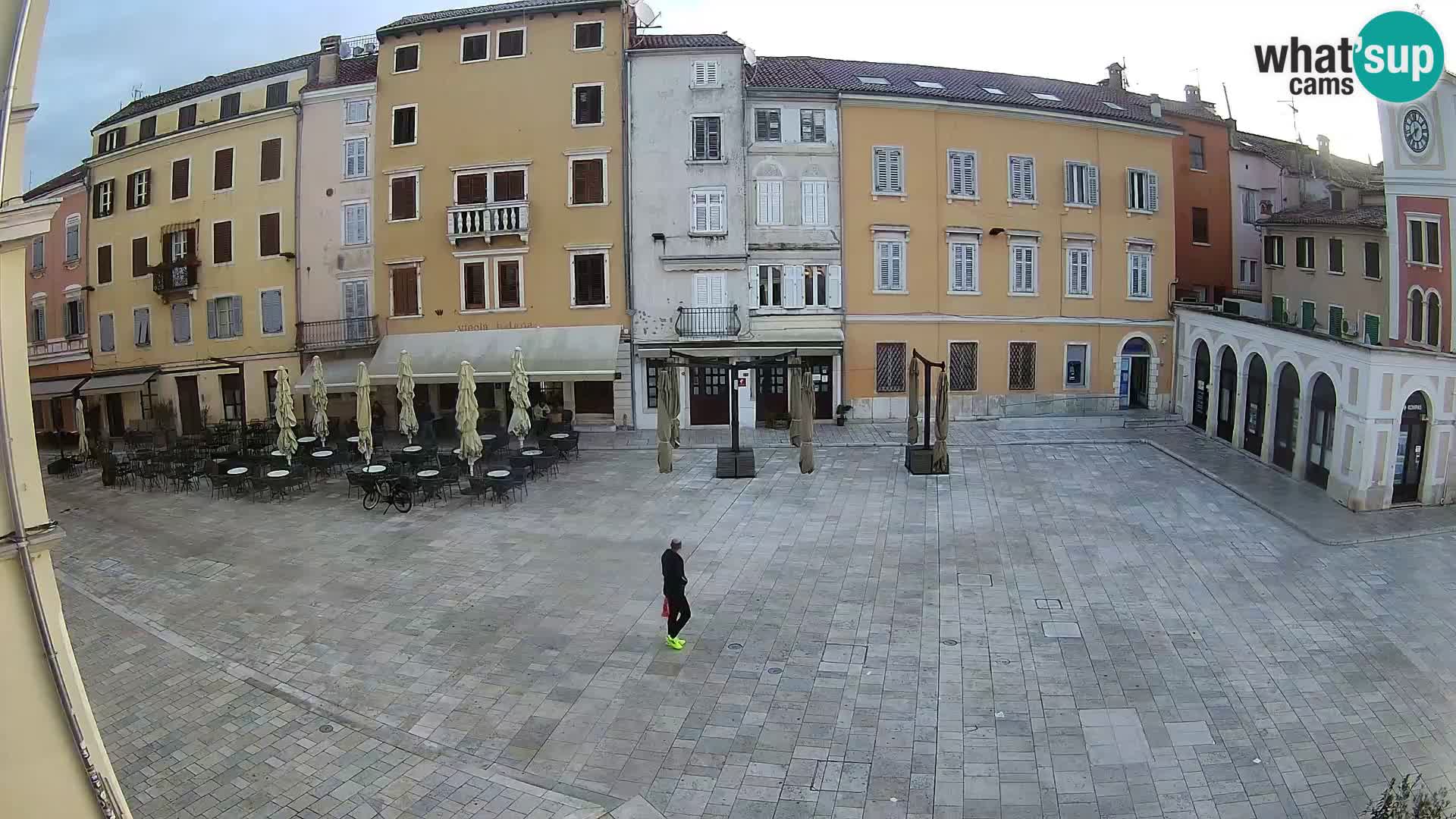 Webcam Rovinj Zentrum – Hauptplatz in Echtzeit