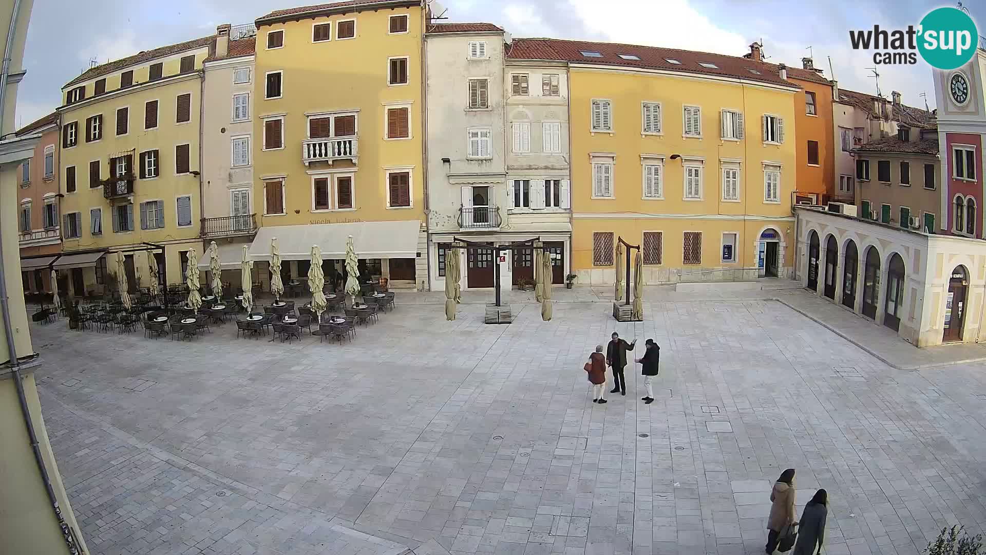 Webcam Rovinj Zentrum – Hauptplatz in Echtzeit