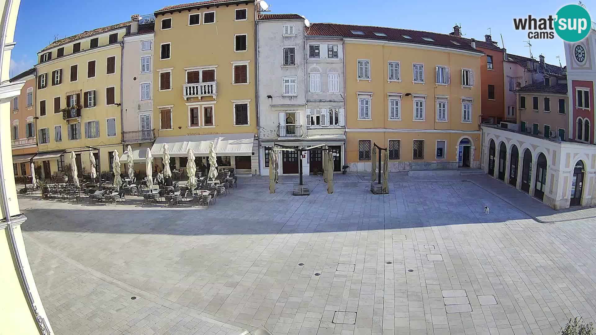Webcam Rovinj Zentrum – Hauptplatz in Echtzeit