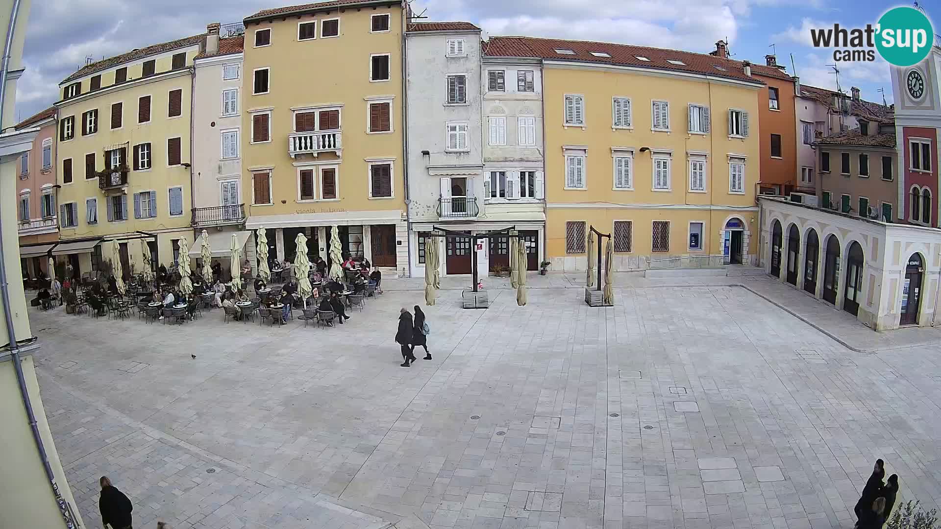 Webcam Rovinj Zentrum – Hauptplatz in Echtzeit