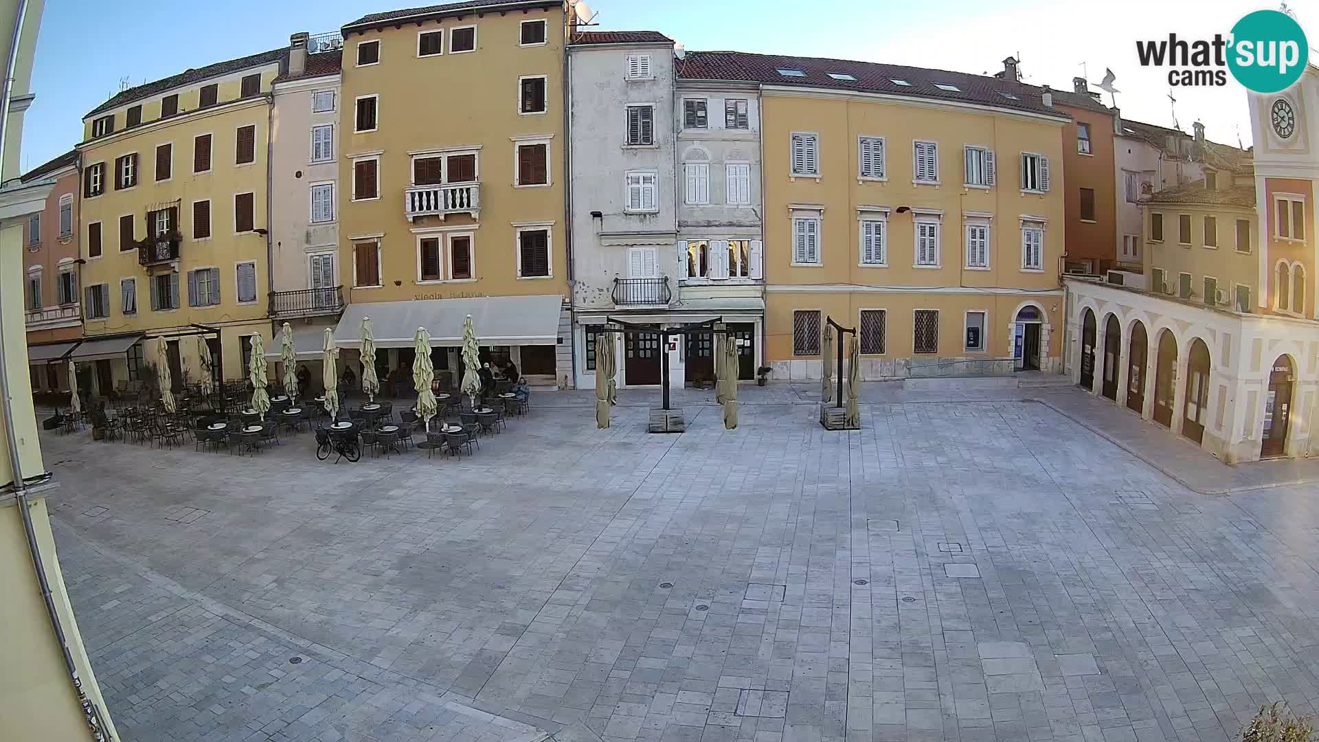Webcam Rovinj Zentrum – Hauptplatz in Echtzeit