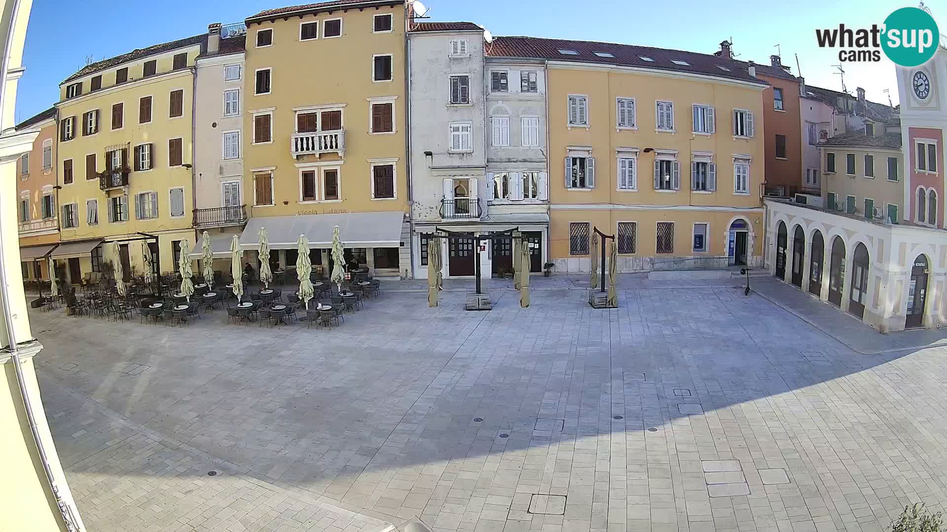 Webcam Rovinj Zentrum – Hauptplatz in Echtzeit