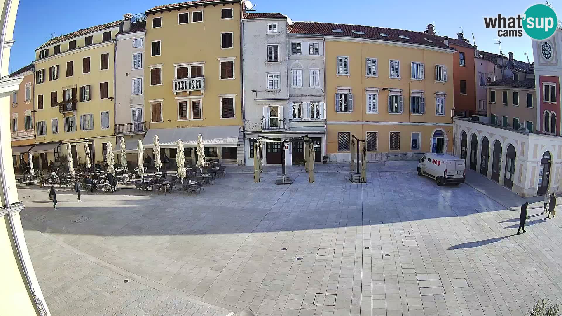 Webcam Rovinj Zentrum – Hauptplatz in Echtzeit